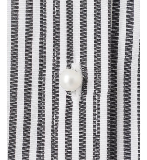 Spick and Span「《WEB限定 / 追加2予約》パールボタンギャザースリーブシャツ」|シャツ・ブラウス|