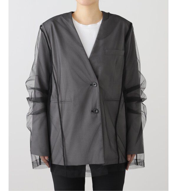  「レイヤードチュールジャケット」|その他|