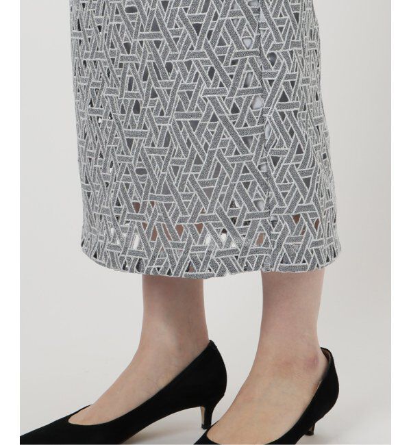  「《追加3》【洗える】レースタイトスカート」|スカート|