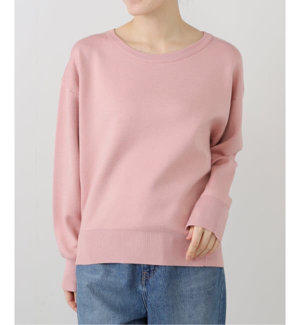  「《追加3》【洗える】接結クルーネックプルオーバー」|ニット・セーター|