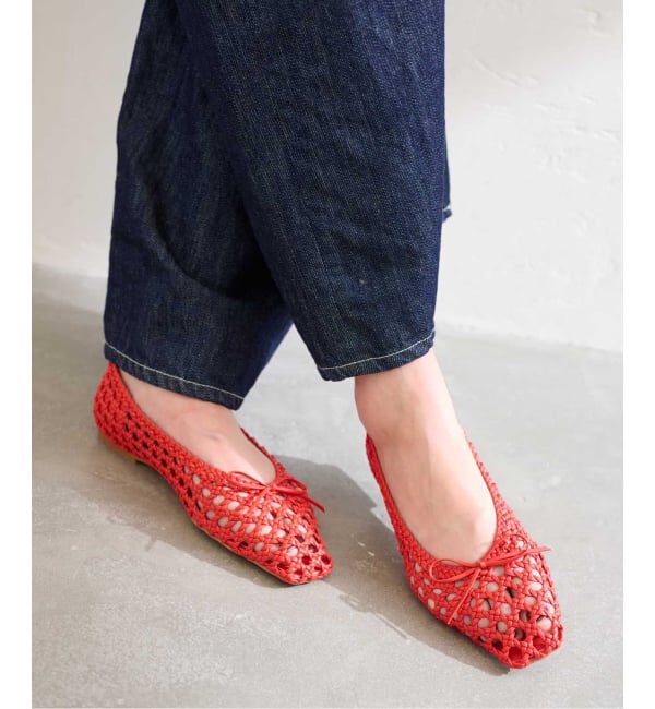  「スクエアソフトメッシュバレエ」|バレエシューズ|