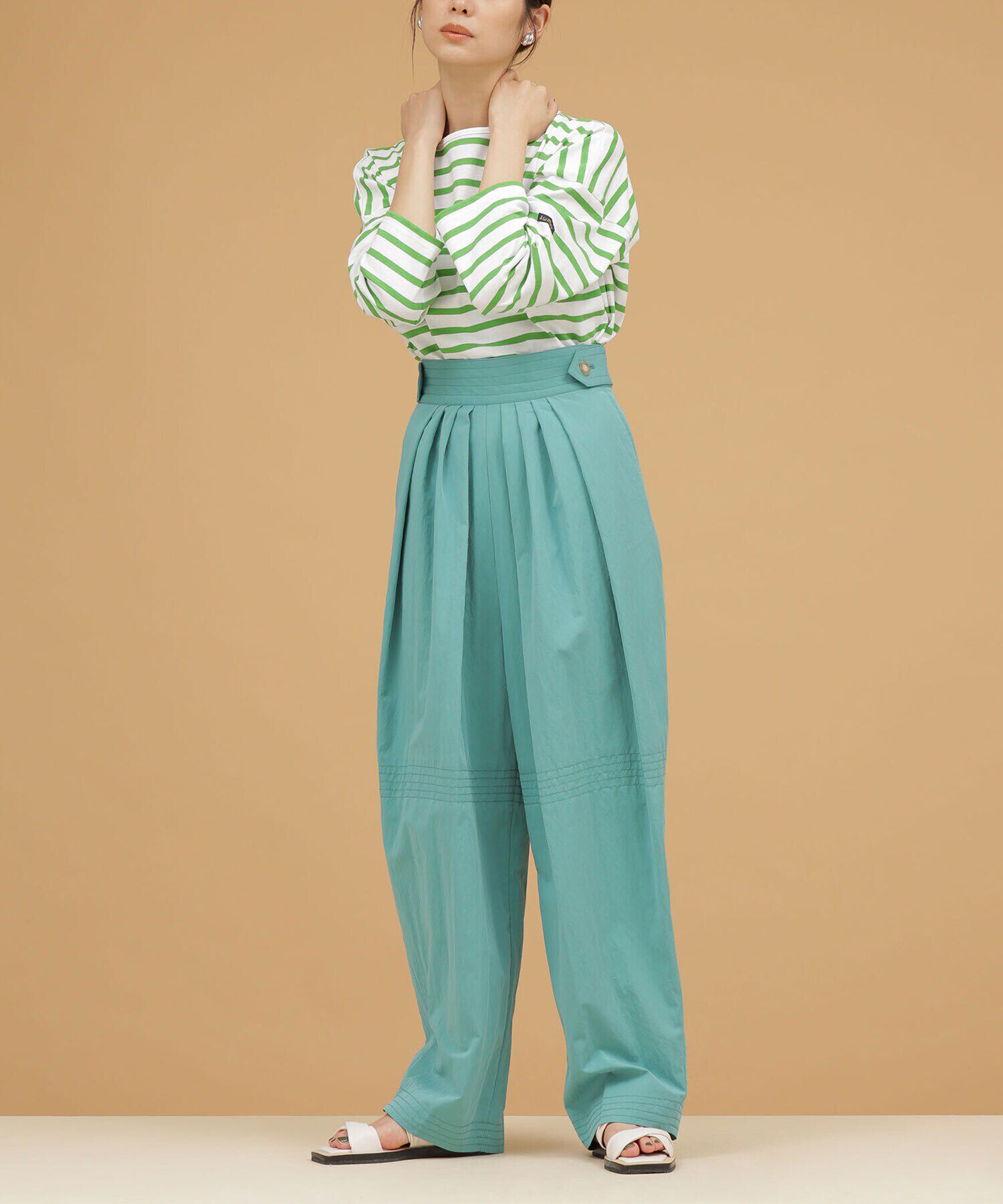 nano･universe「LB.03/マルチタックバレルパンツ」|その他|