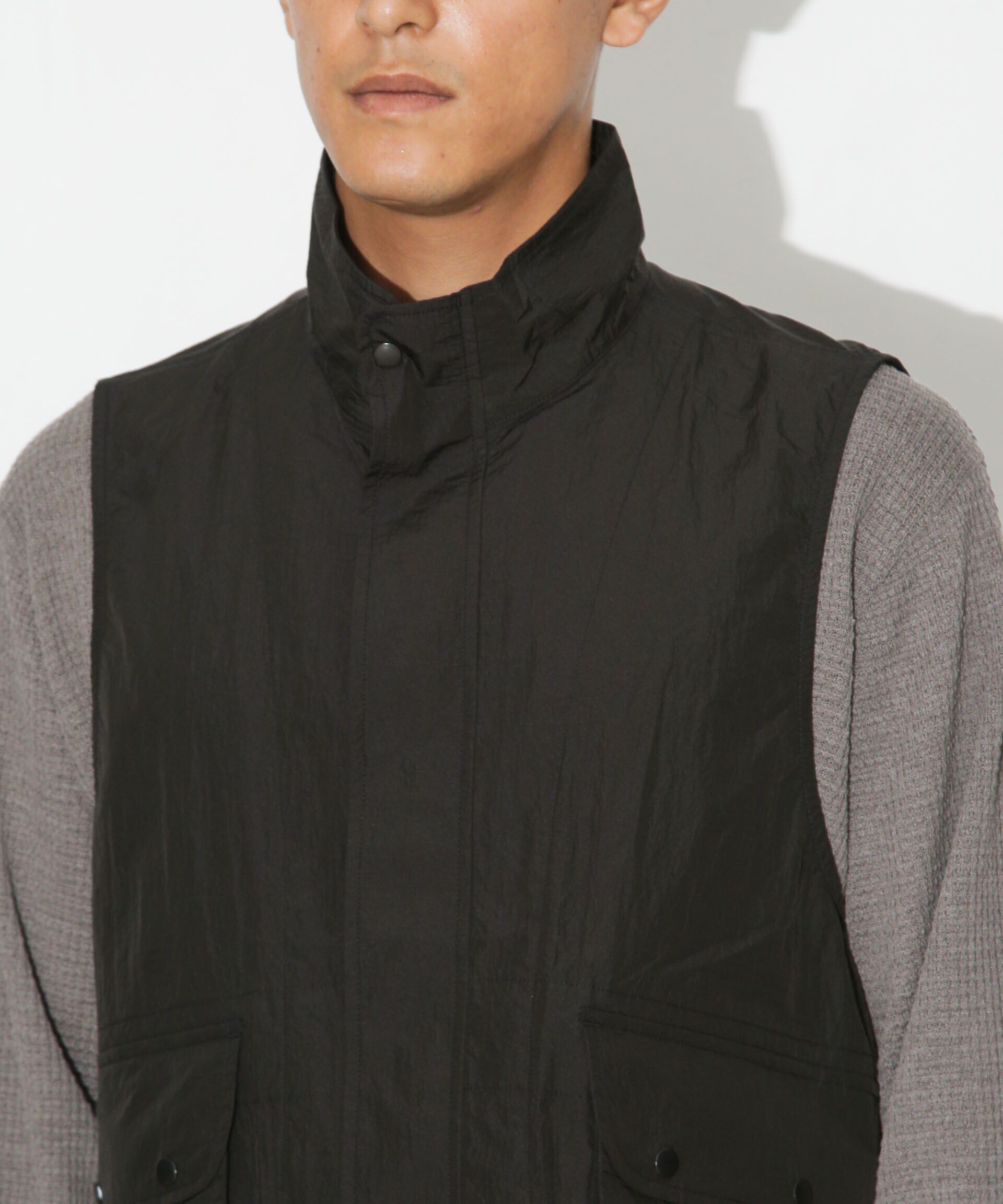 nano･universe「ナイロンストリームベスト」|ダウンベスト・ベスト|