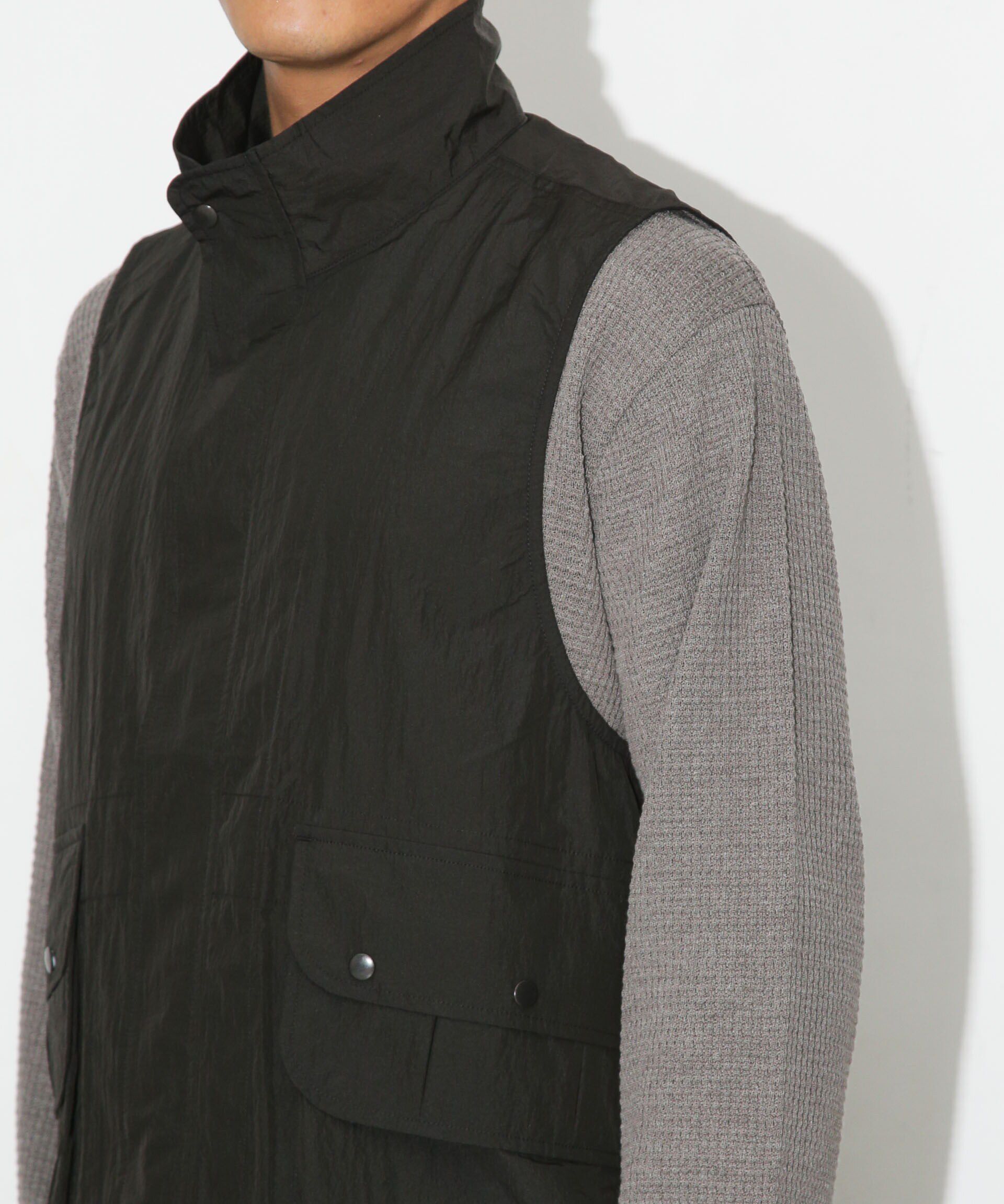 nano･universe「ナイロンストリームベスト」|ダウンベスト・ベスト|