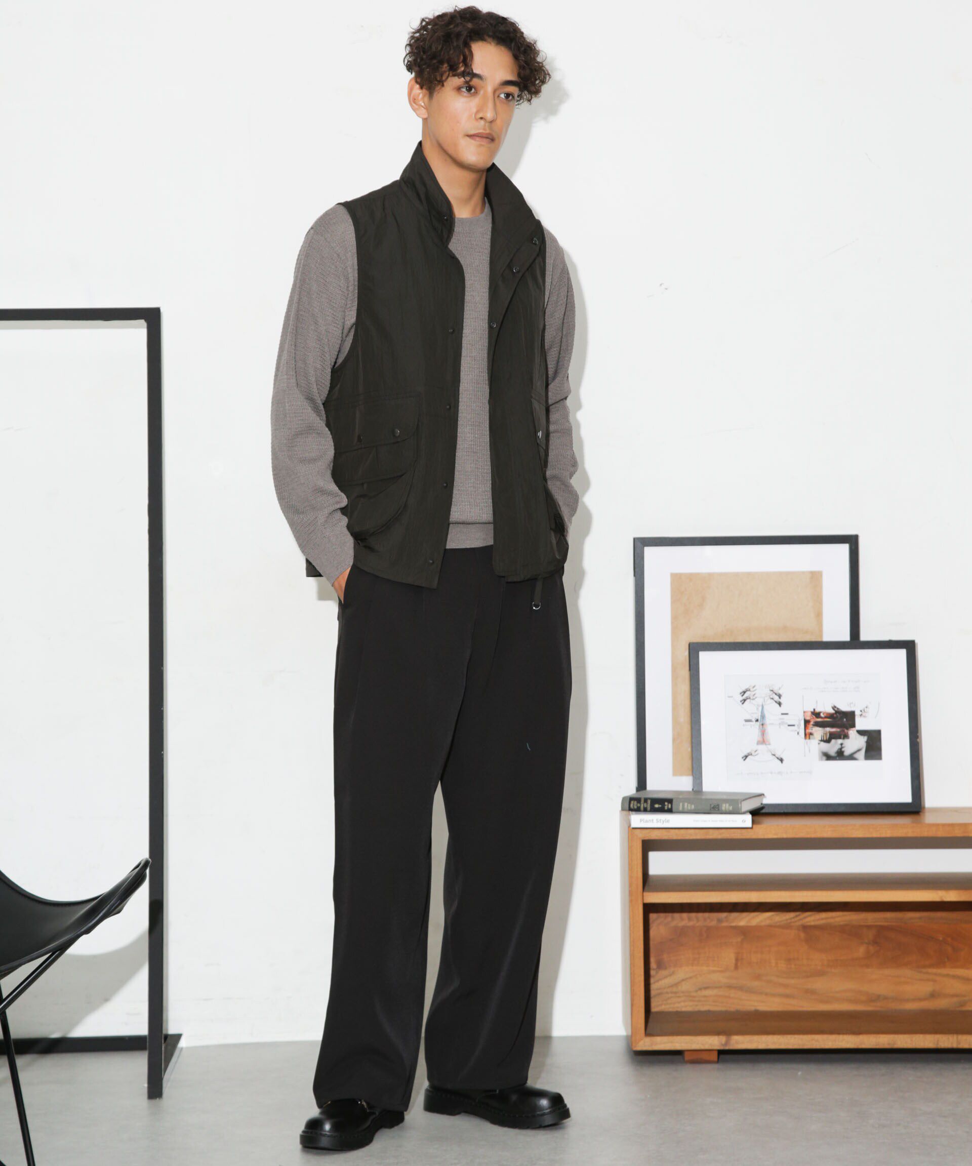 nano･universe「ナイロンストリームベスト」|ダウンベスト・ベスト|