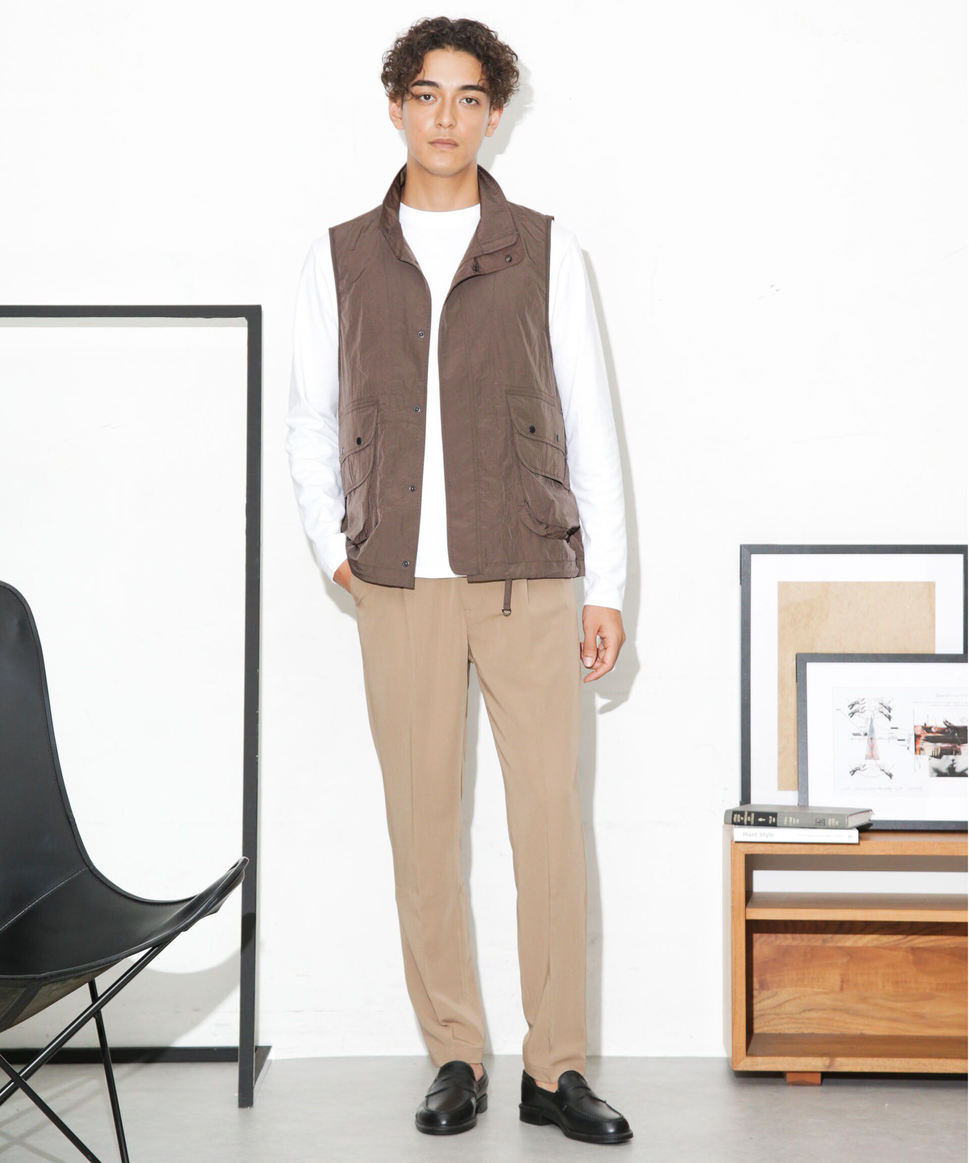 nano･universe「ナイロンストリームベスト」|ダウンベスト・ベスト|