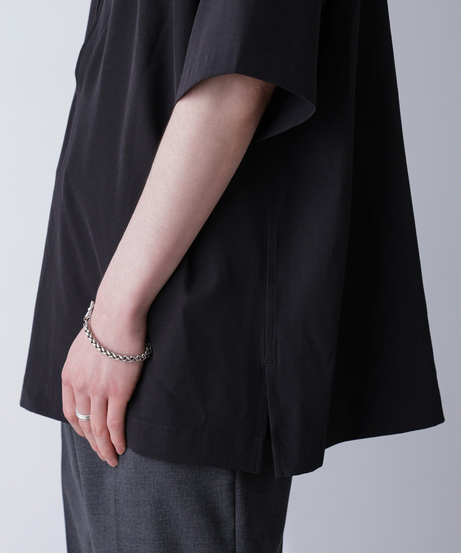 nano･universe「スキッパーPOシャツ 半袖」|シャツ・ブラウス|