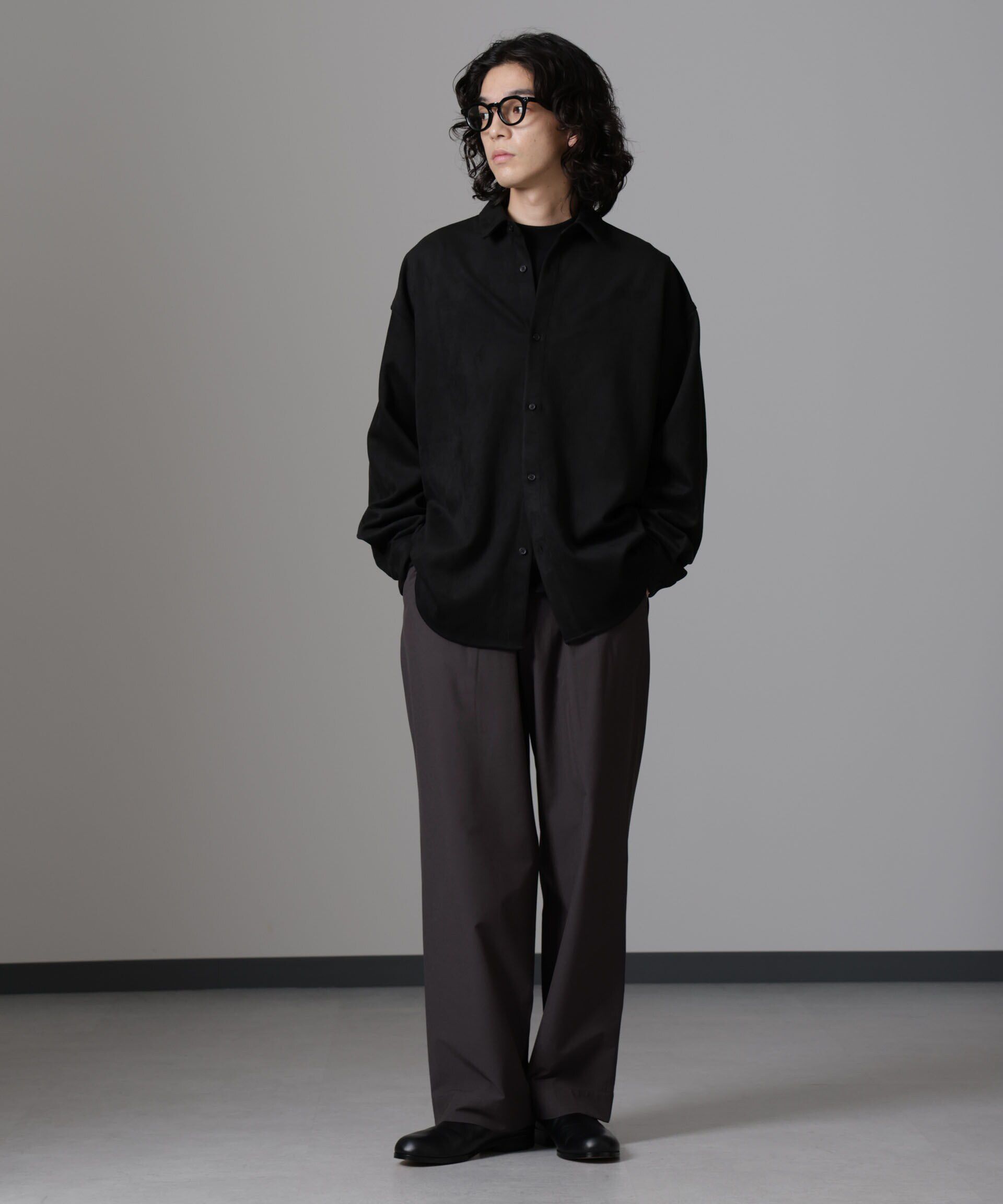 nano･universe「ストレッチワイドイージーパンツ(セットアップ可)」|チノ|