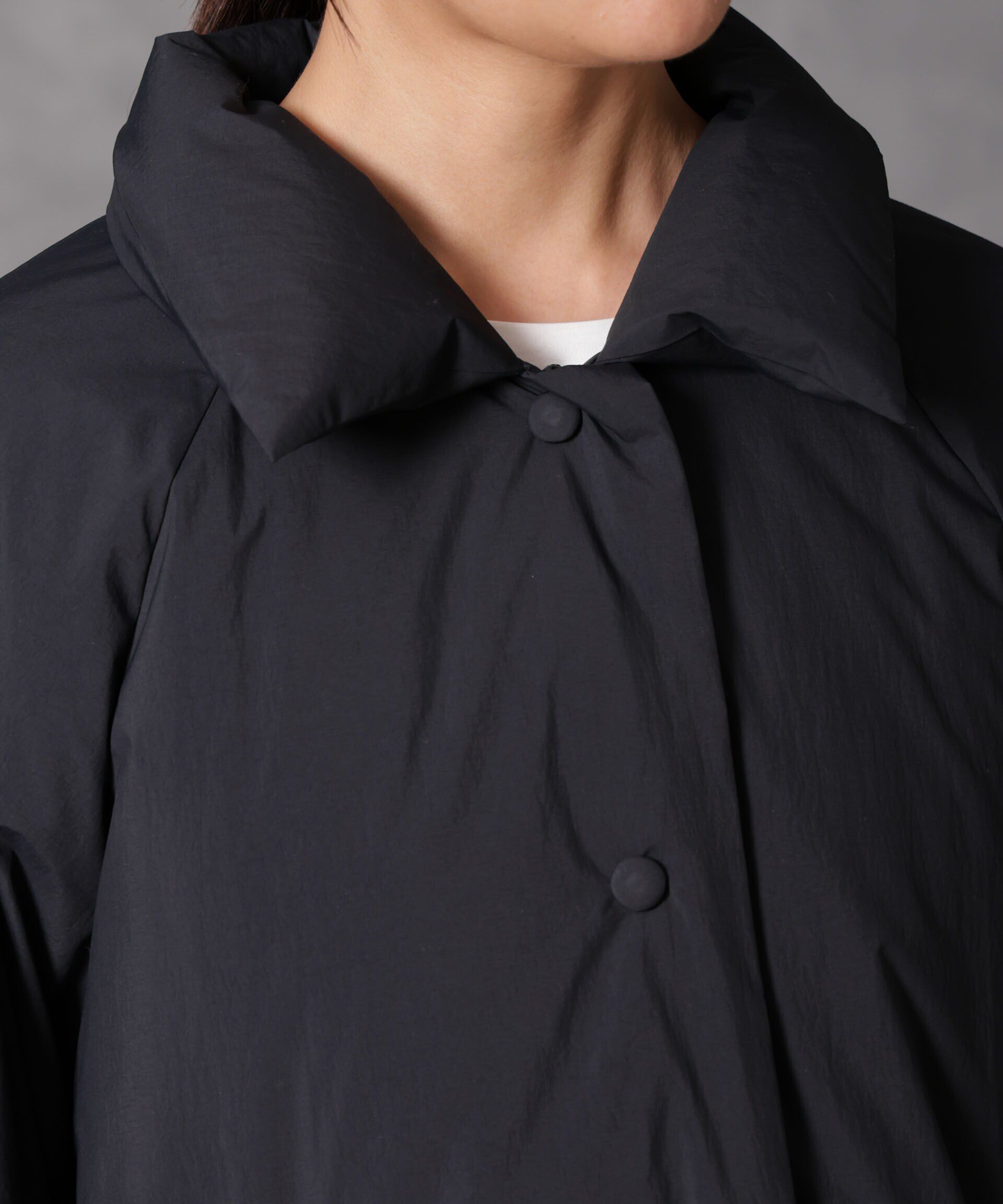 nano･universe「「西川ダウン(R)」ミドル丈バックタックコート」|ダウン|