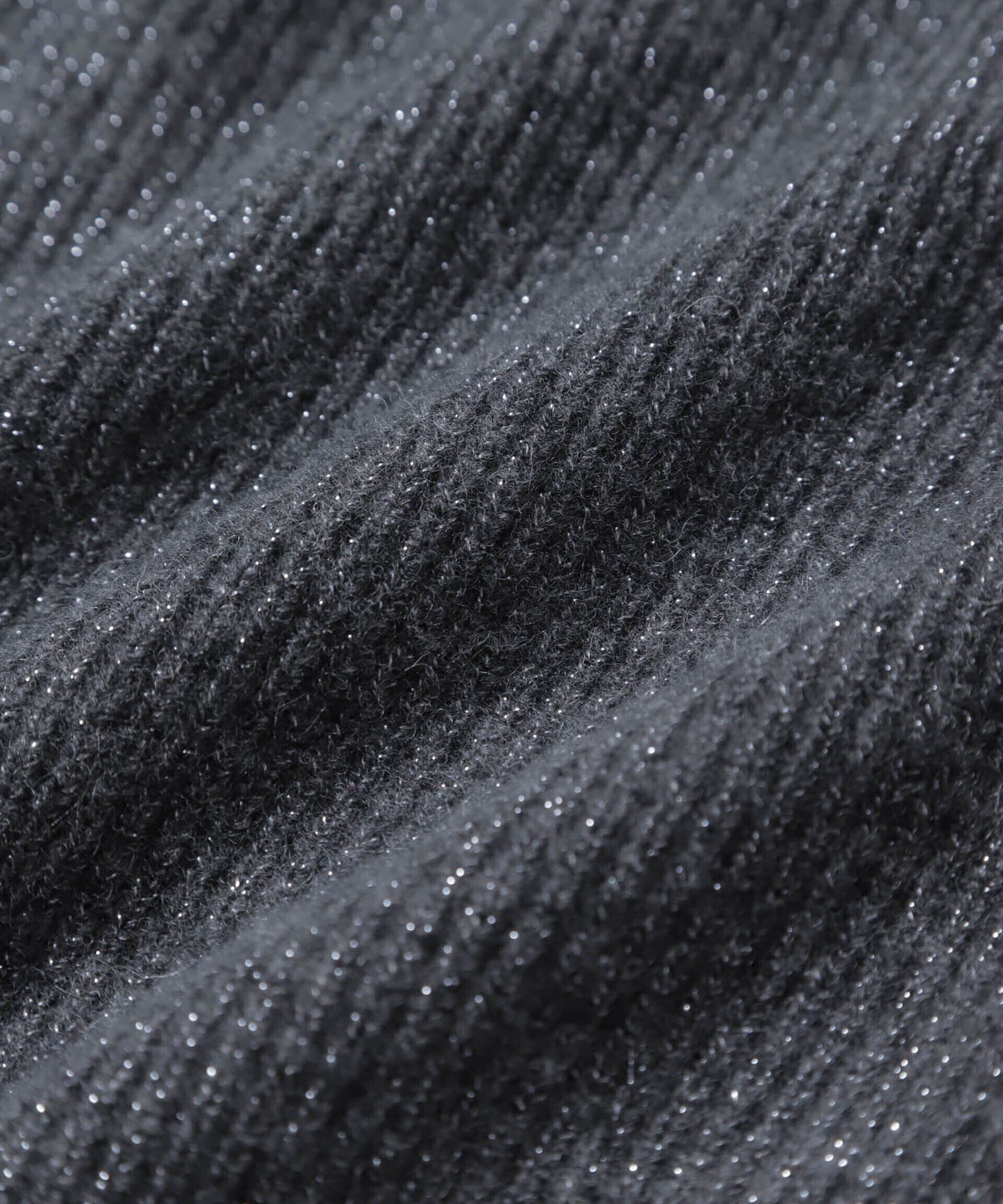 nano･universe「片畔ラメカラーカーディガン」|ニット・セーター|