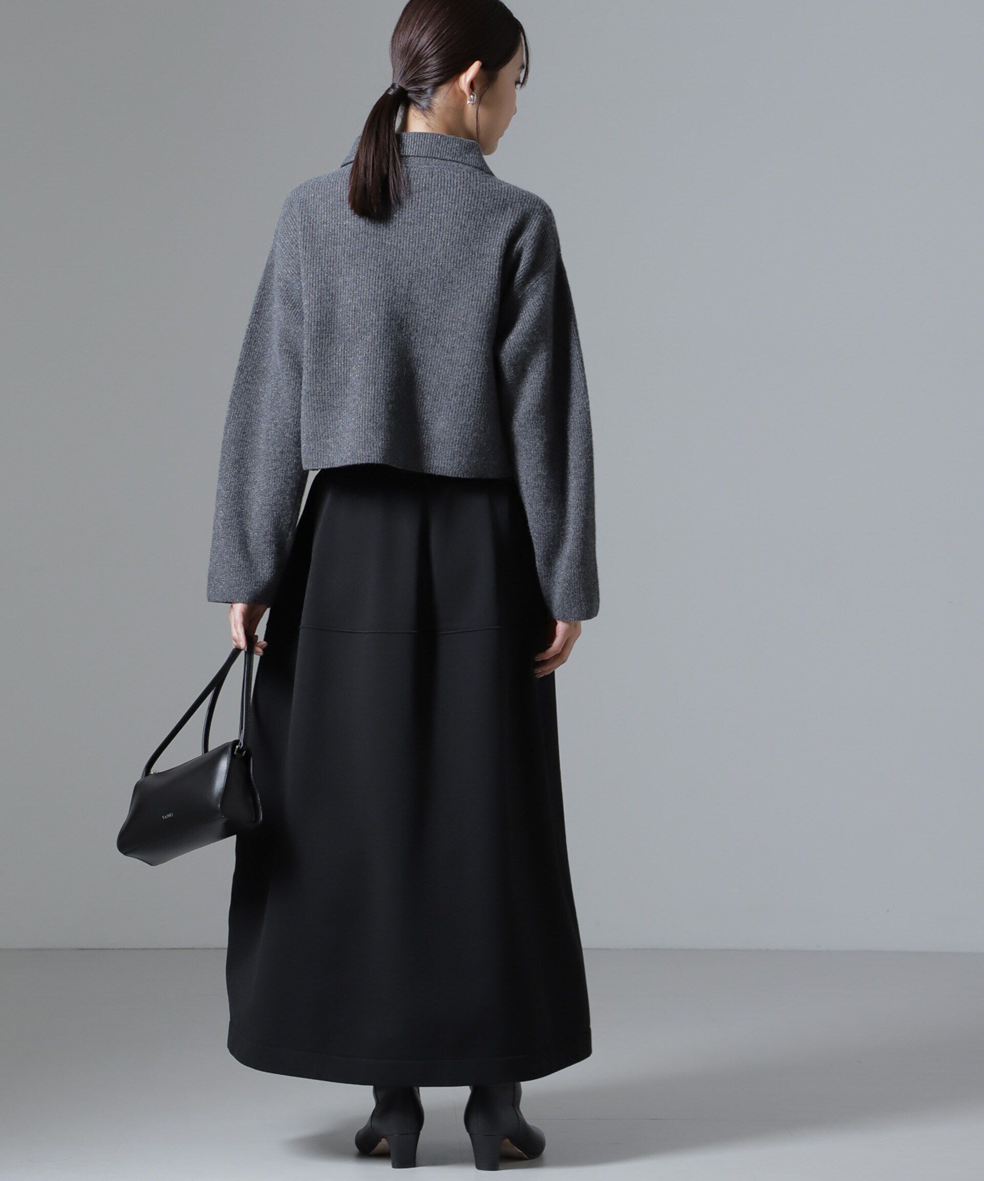 nano･universe「片畔ラメカラーカーディガン」|ニット・セーター|