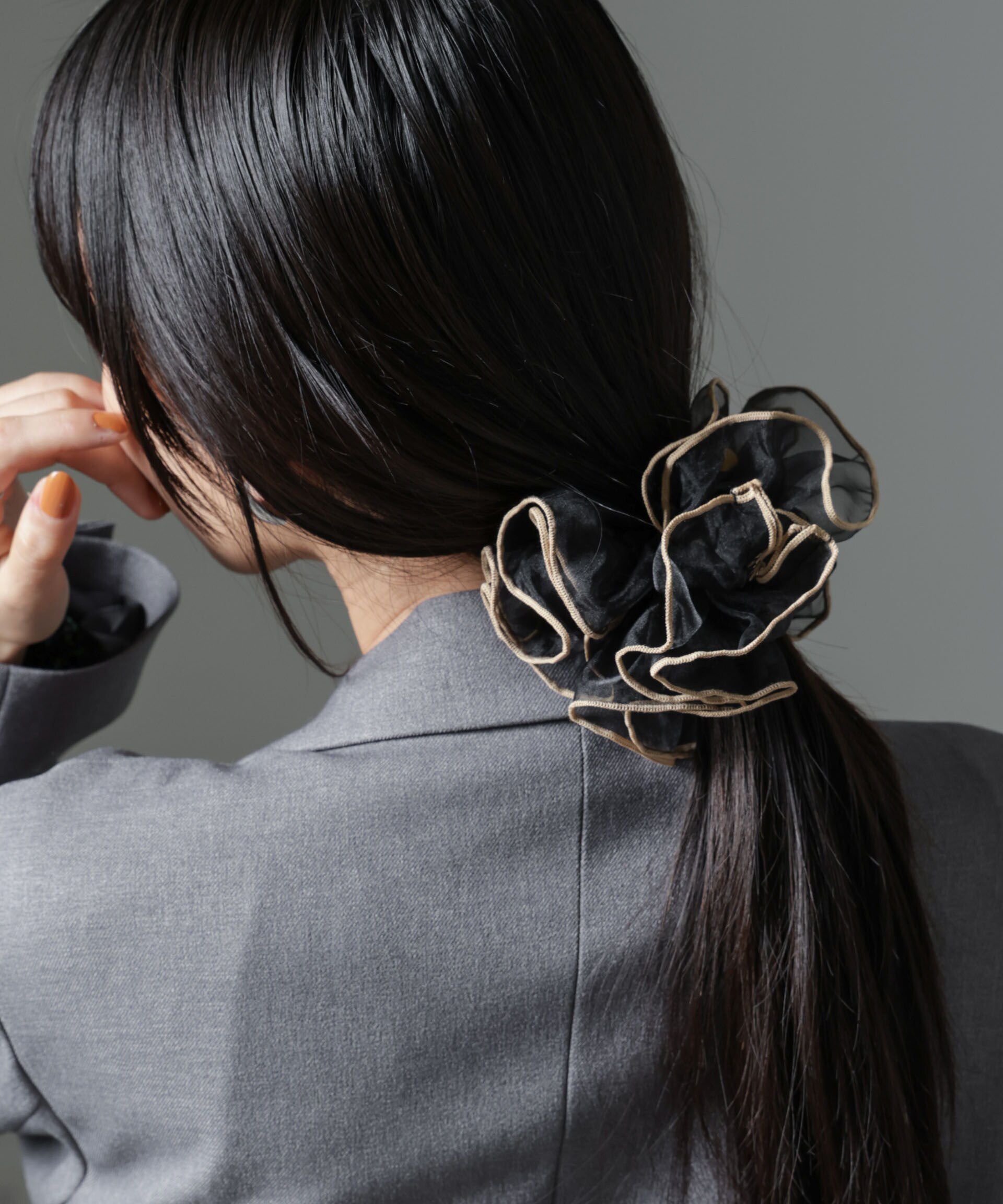 nano･universe「オーガンビッグシュシュ」|その他|ブラック