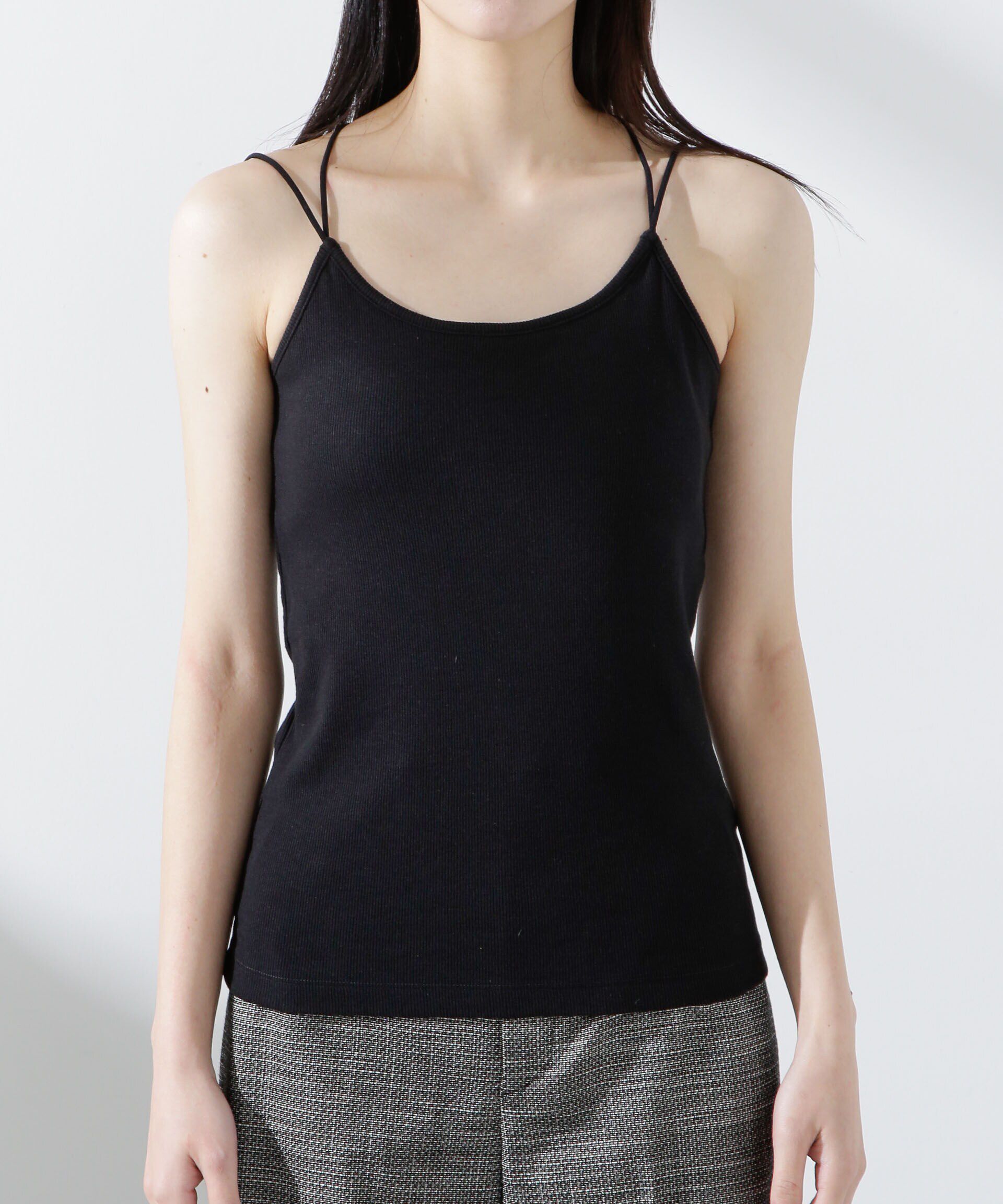 nano･universe「カップ付きバッククロスキャミソール」|Tシャツ・カットソー|