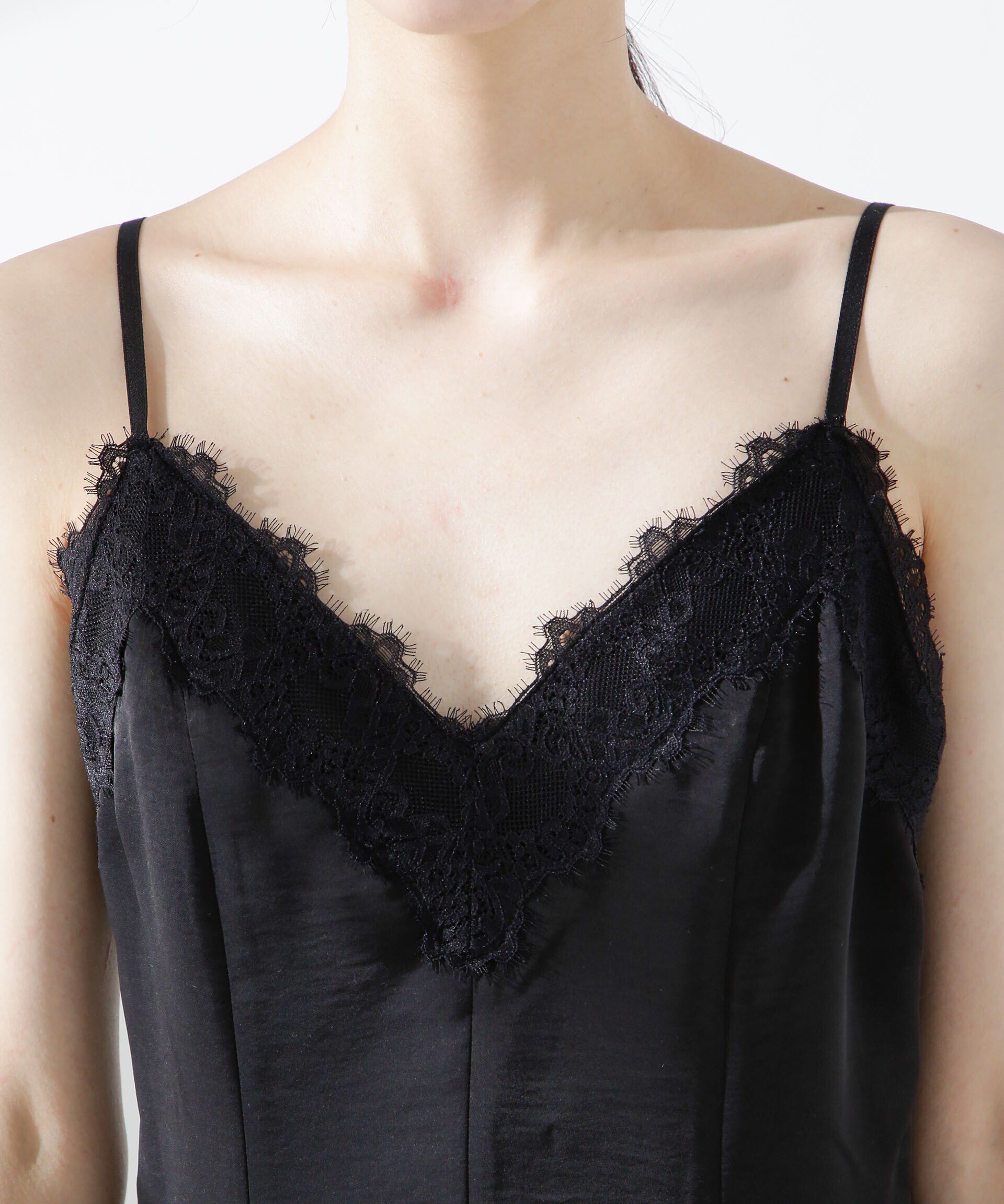 nano･universe「アシンメトリーレースミニワンピース」|Tシャツ・カットソー|