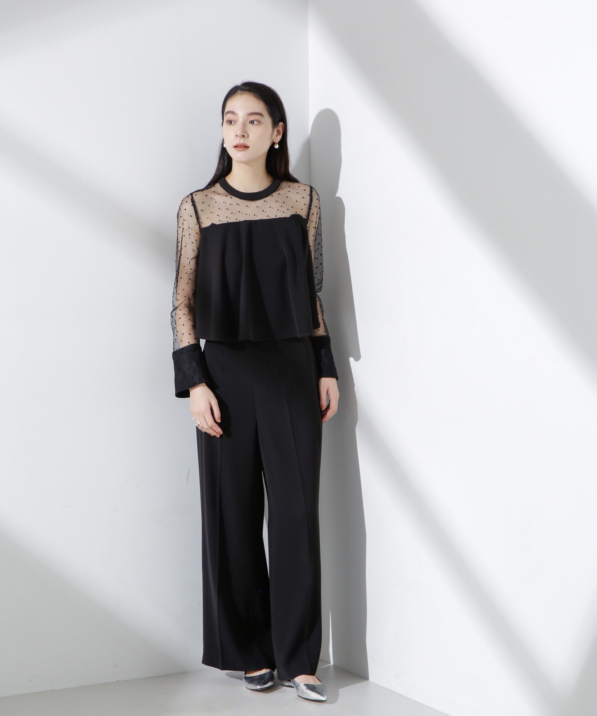 nano･universe「フロッキードットチュールセットアップ」|ワンピース|