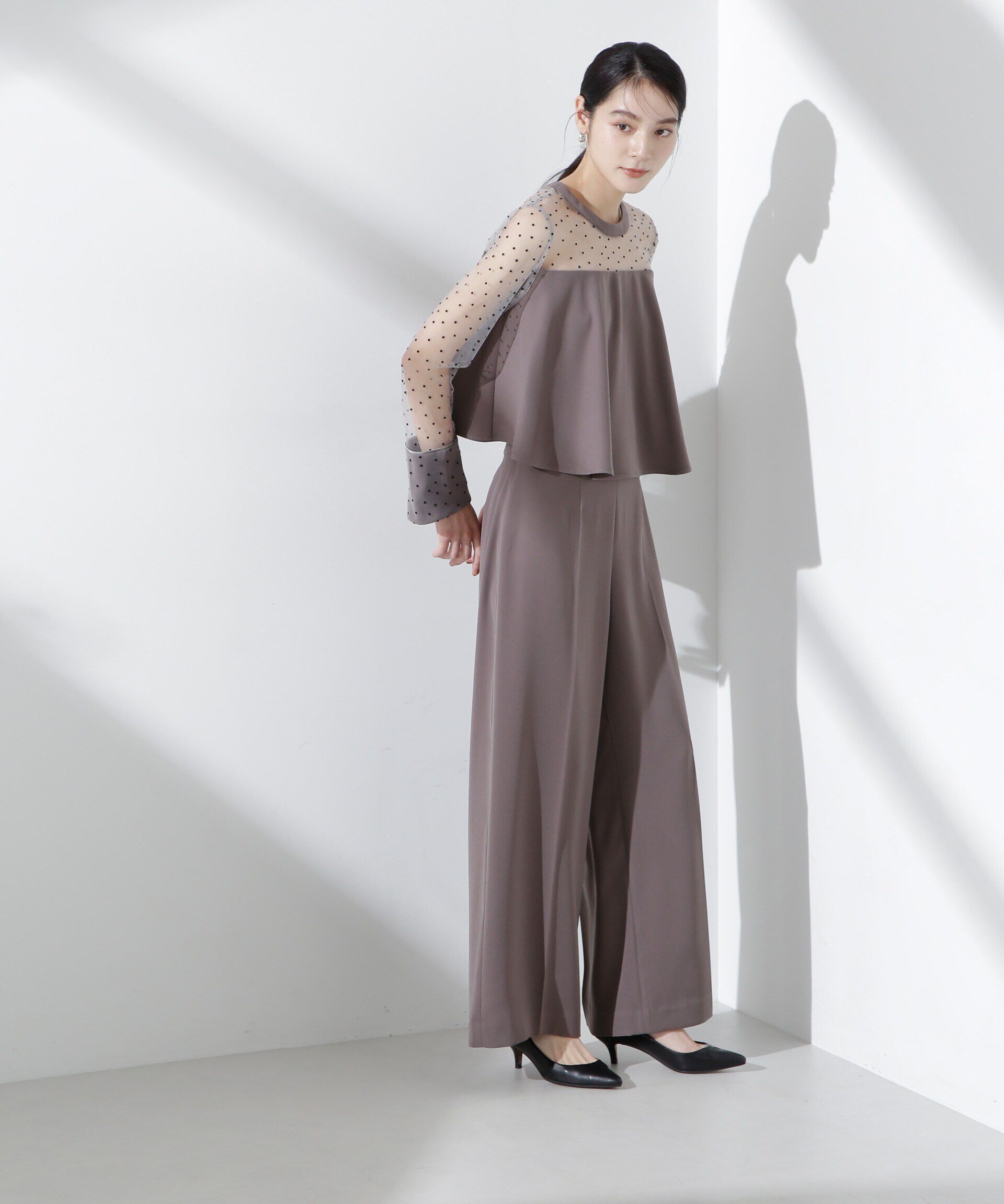 nano･universe「フロッキードットチュールセットアップ」|ワンピース|