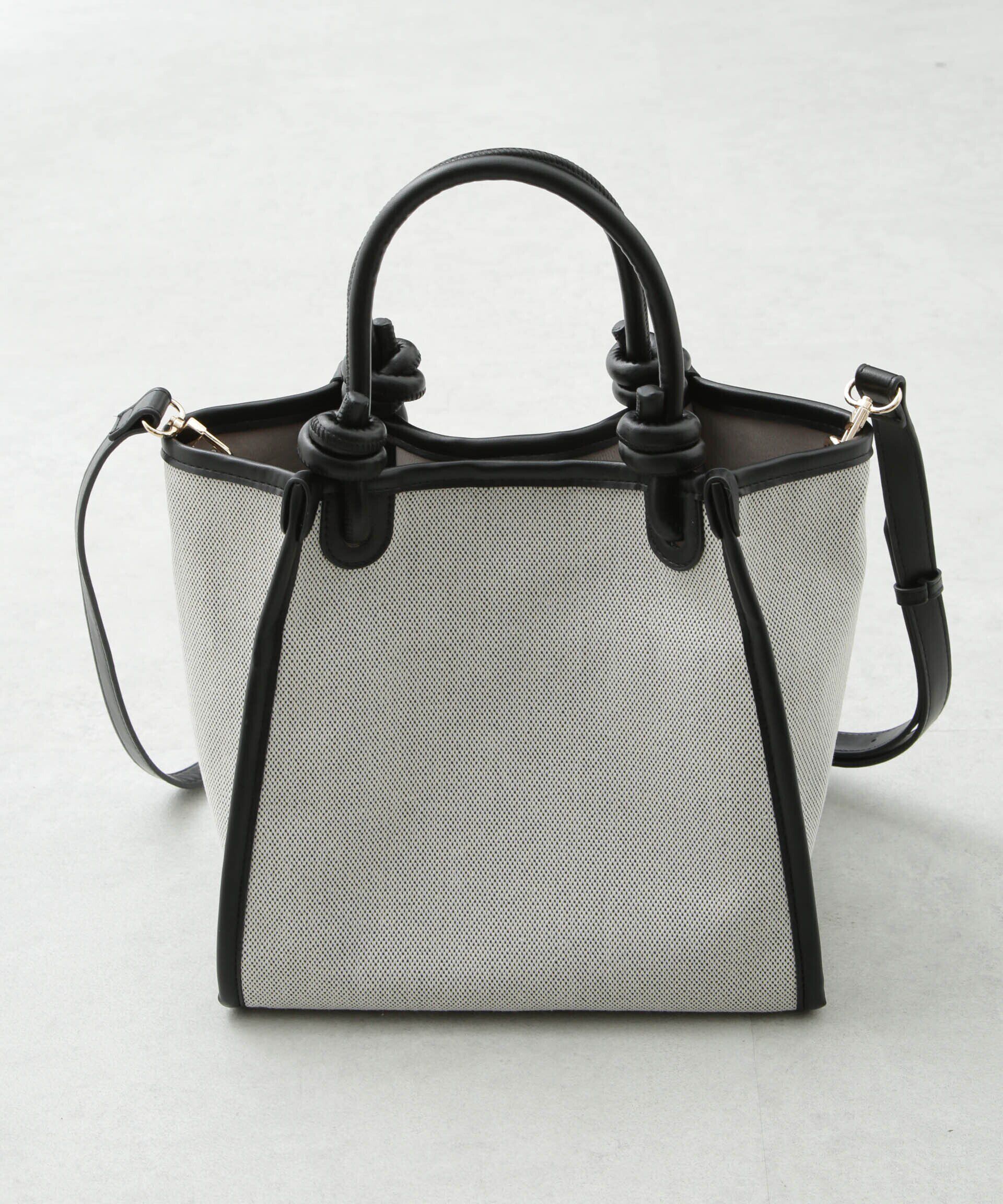 nano･universe「キャンバス&times;フェイクレザーコンビトート」|ショルダー・メッセンジャー|