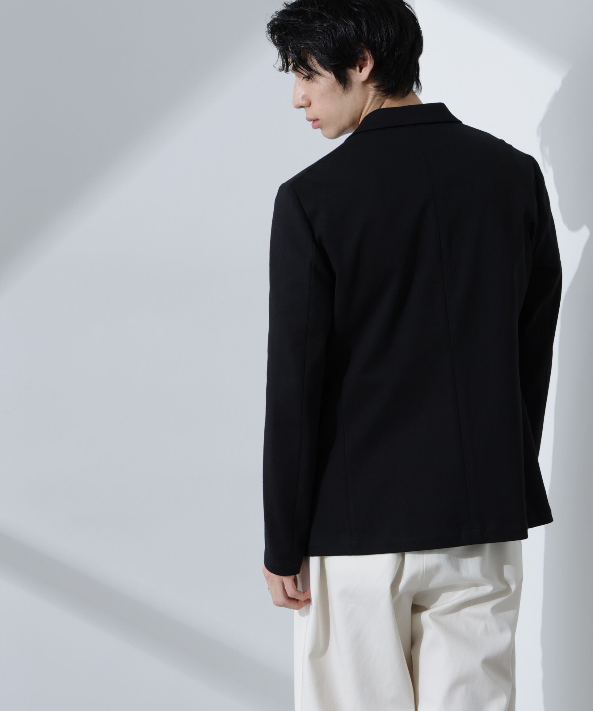 nano･universe「ストレッチカノコジャケット(セットアップ可)」|テーラードジャケット|