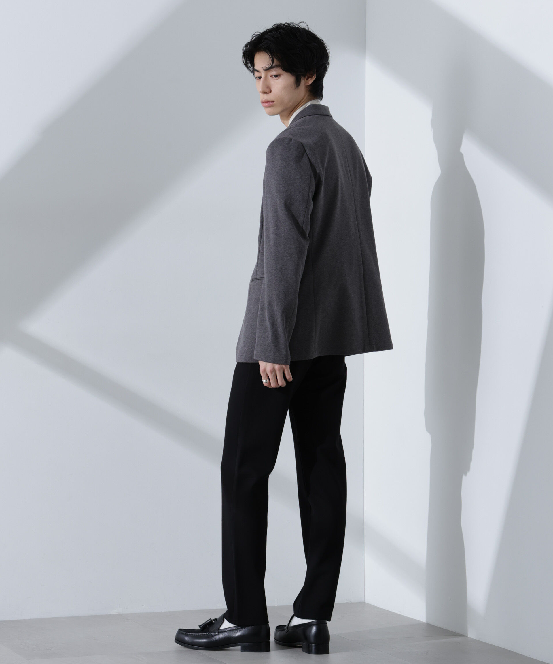 nano･universe「ストレッチカノコジャケット(セットアップ可)」|テーラードジャケット|