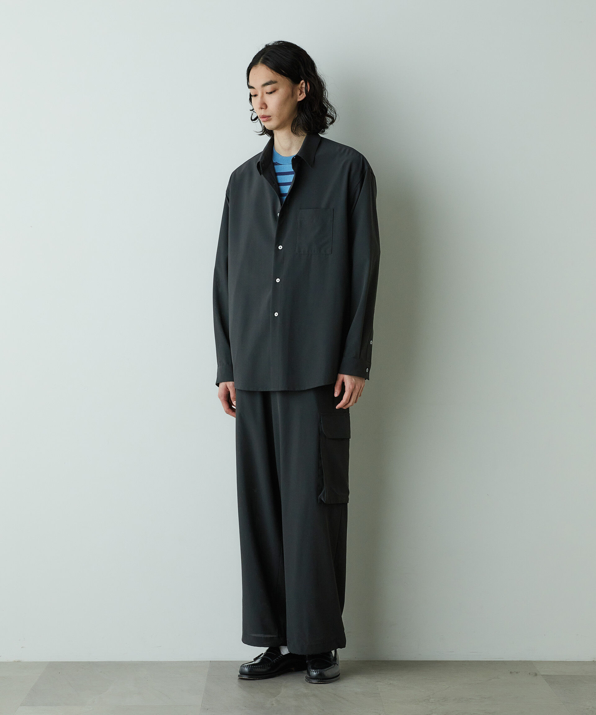 nano･universe「「HOTEL PALACE」オテルパラス アスレチックテックミリタリーパンツ」|チノ|