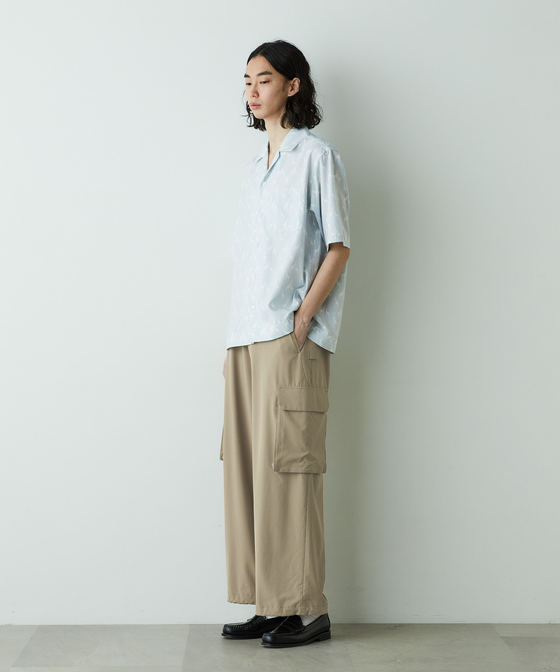 nano･universe「「HOTEL PALACE」オテルパラス アスレチックテックミリタリーパンツ」|チノ|