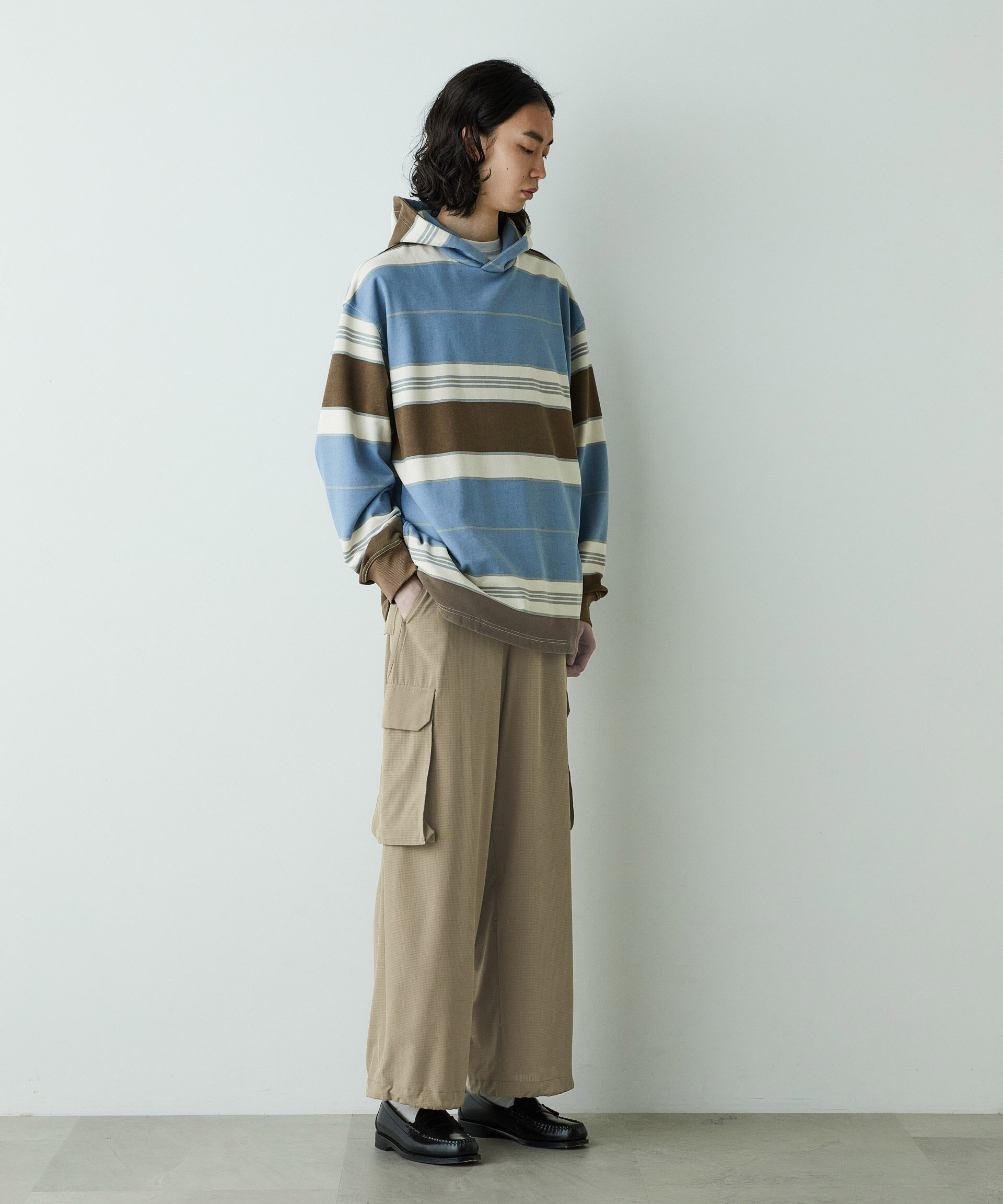 nano･universe「「HOTEL PALACE」オテルパラス アスレチックテックミリタリーパンツ」|チノ|