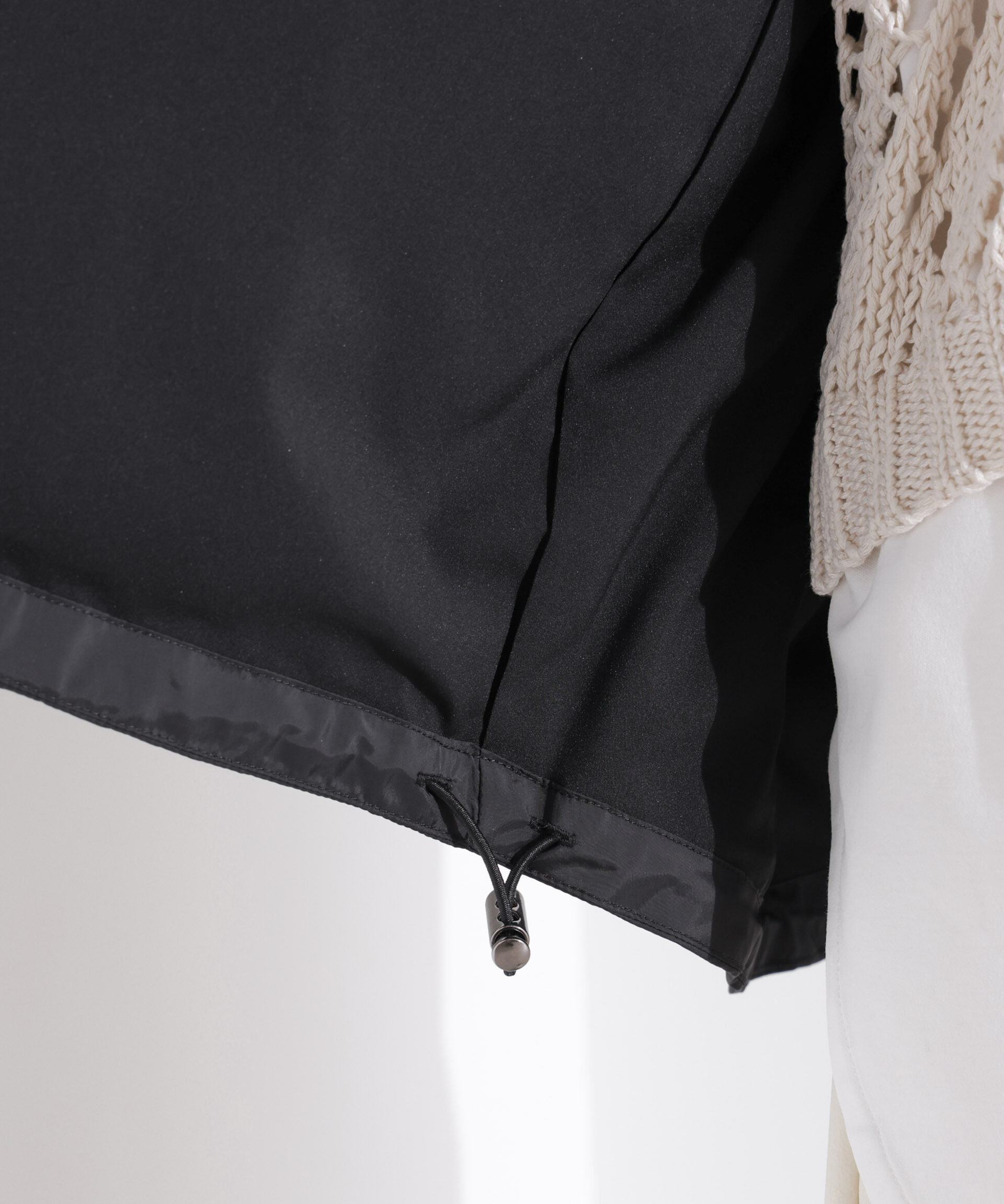 nano･universe「ソフトギャザージップブルゾン」|ブルゾン・スタジャン|