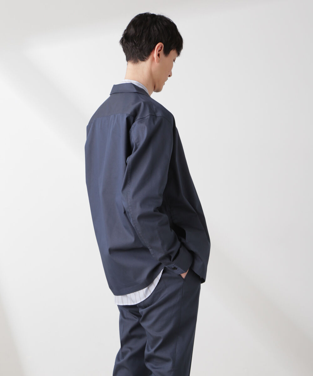 nano･universe「ソラーロライトストレッチワイドカラージャケット(セットアップ可)」|ブルゾン・スタジャン|