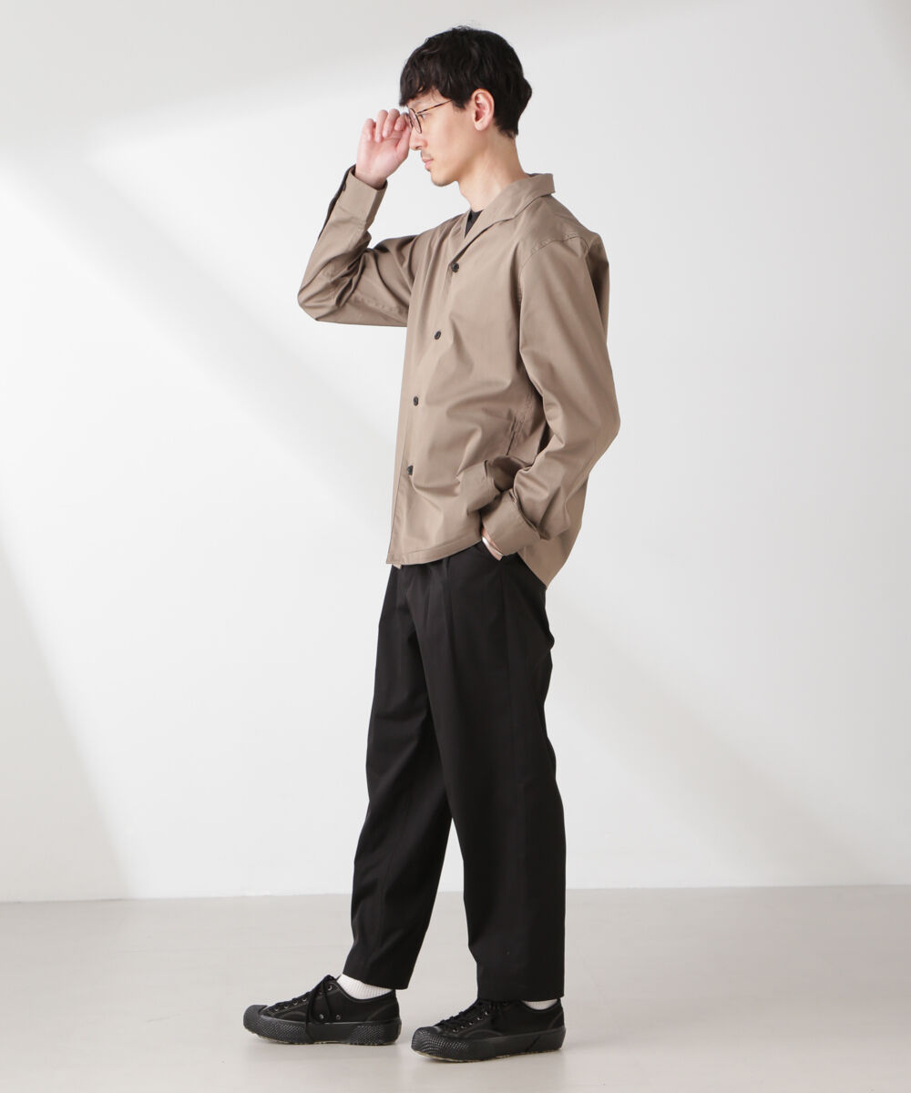 nano･universe「ソラーロライトストレッチワイドカラージャケット(セットアップ可)」|ブルゾン・スタジャン|