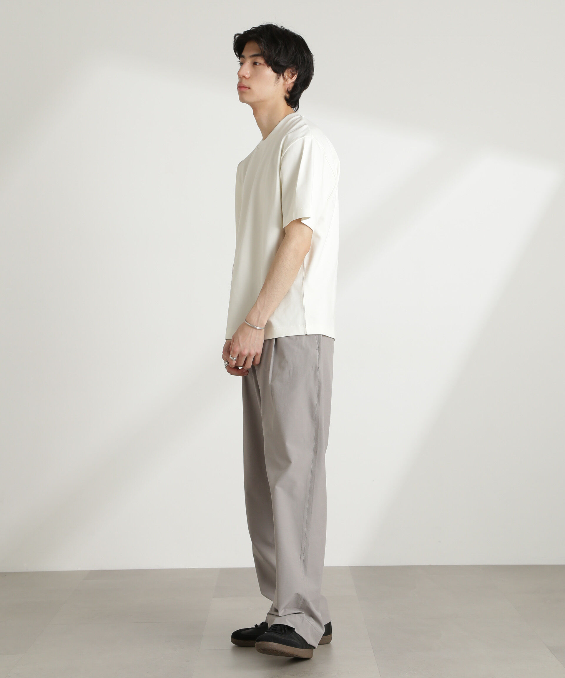 nano･universe「ダブルスムースクルーネックBIGTシャツ 半袖」|Tシャツ・カットソー|