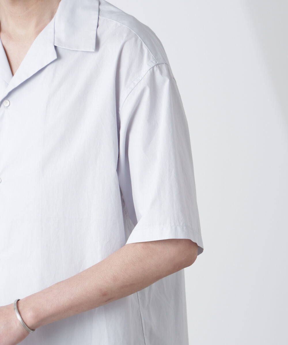 nano･universe「「大人のワイドシャツ」オープンカラー 半袖」|シャツ・ブラウス|