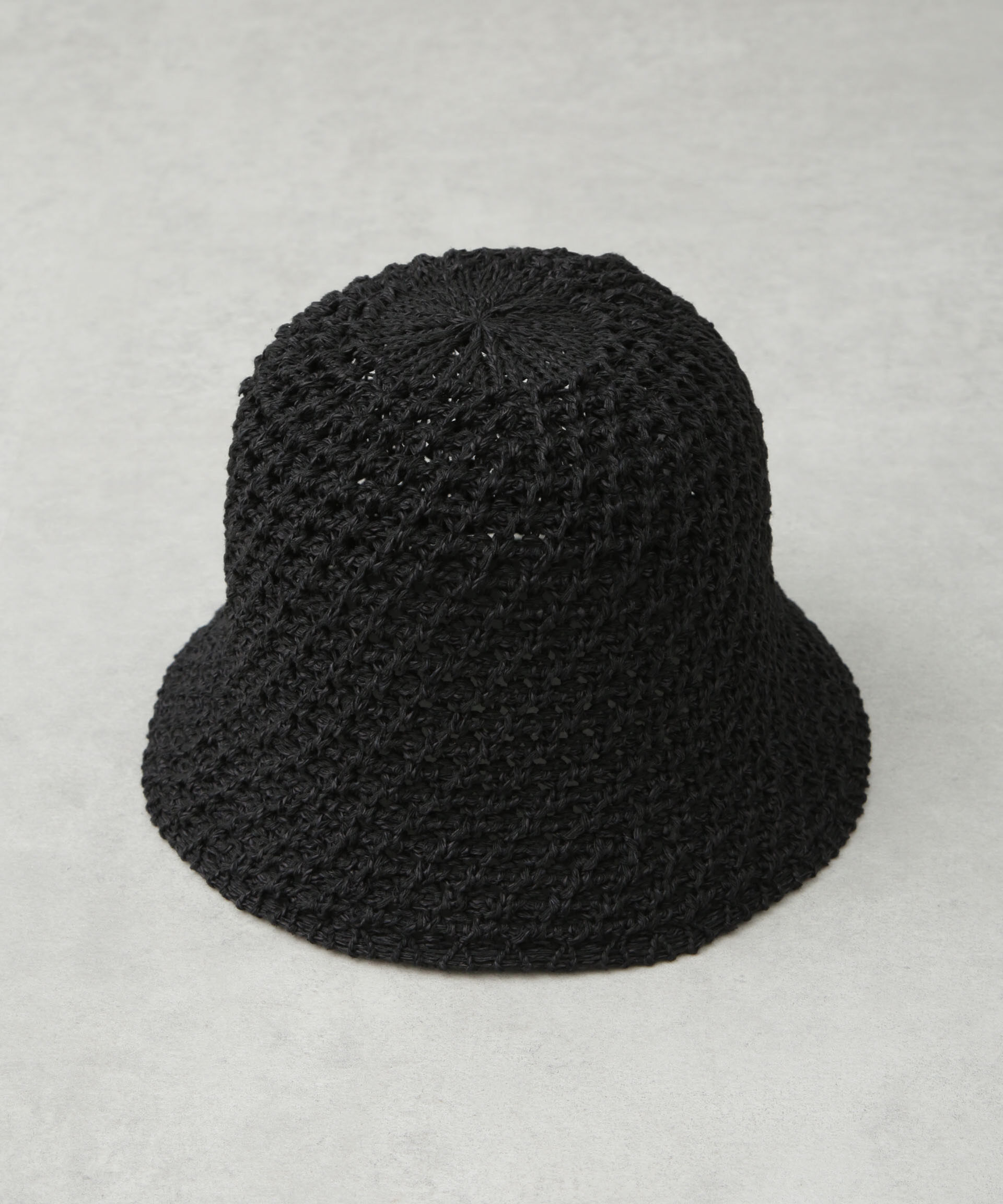 nano･universe「透かし編みサーモハット」|キャップ・キャスケット|