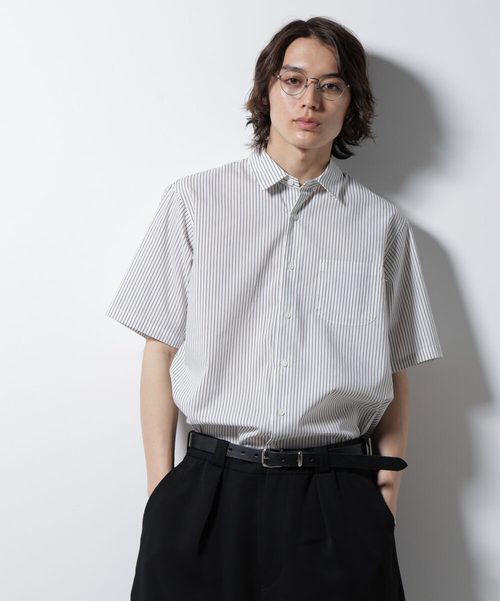 nano･universe「「ICE FLOW LINEN」バリエーションシャツ 半袖」|シャツ・ブラウス|