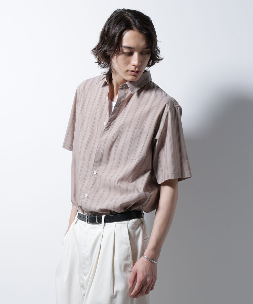 nano･universe「「ICE FLOW LINEN」バリエーションシャツ 半袖」|シャツ・ブラウス|