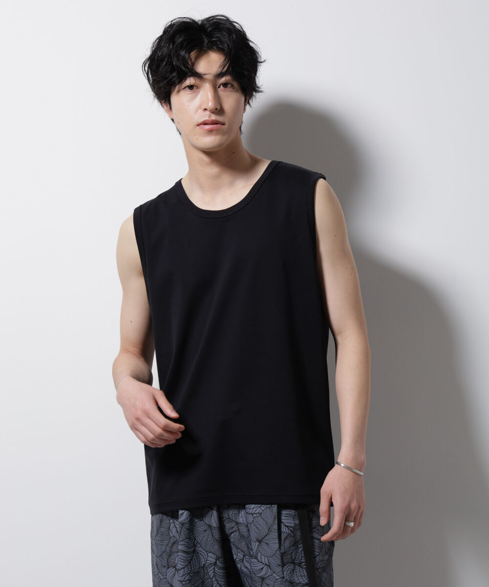 nano･universe「シルケットスムースノースリブプルオーバー」|Tシャツ・カットソー|