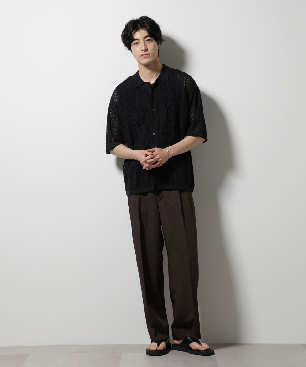 nano･universe「クラフトシャツ 半袖」|シャツ・ブラウス|