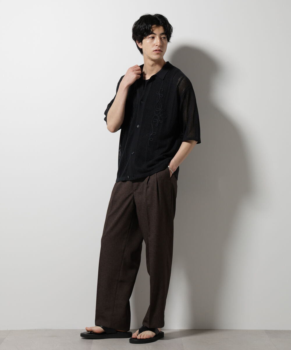 nano･universe「クラフトシャツ 半袖」|シャツ・ブラウス|