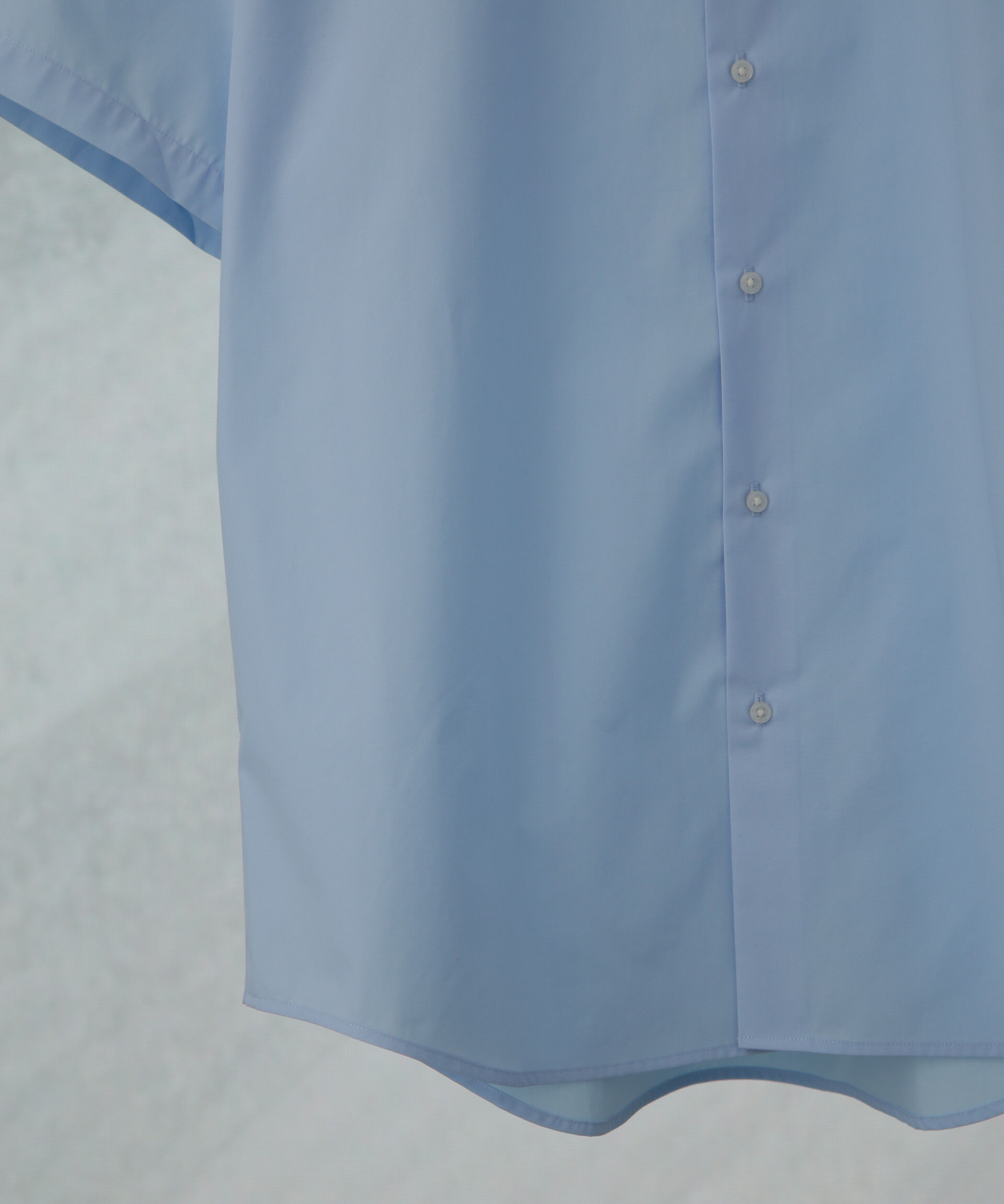 nano･universe「「N shirt」 速乾 ホリゾンタルカラーシャツ半袖」|シャツ・ブラウス|