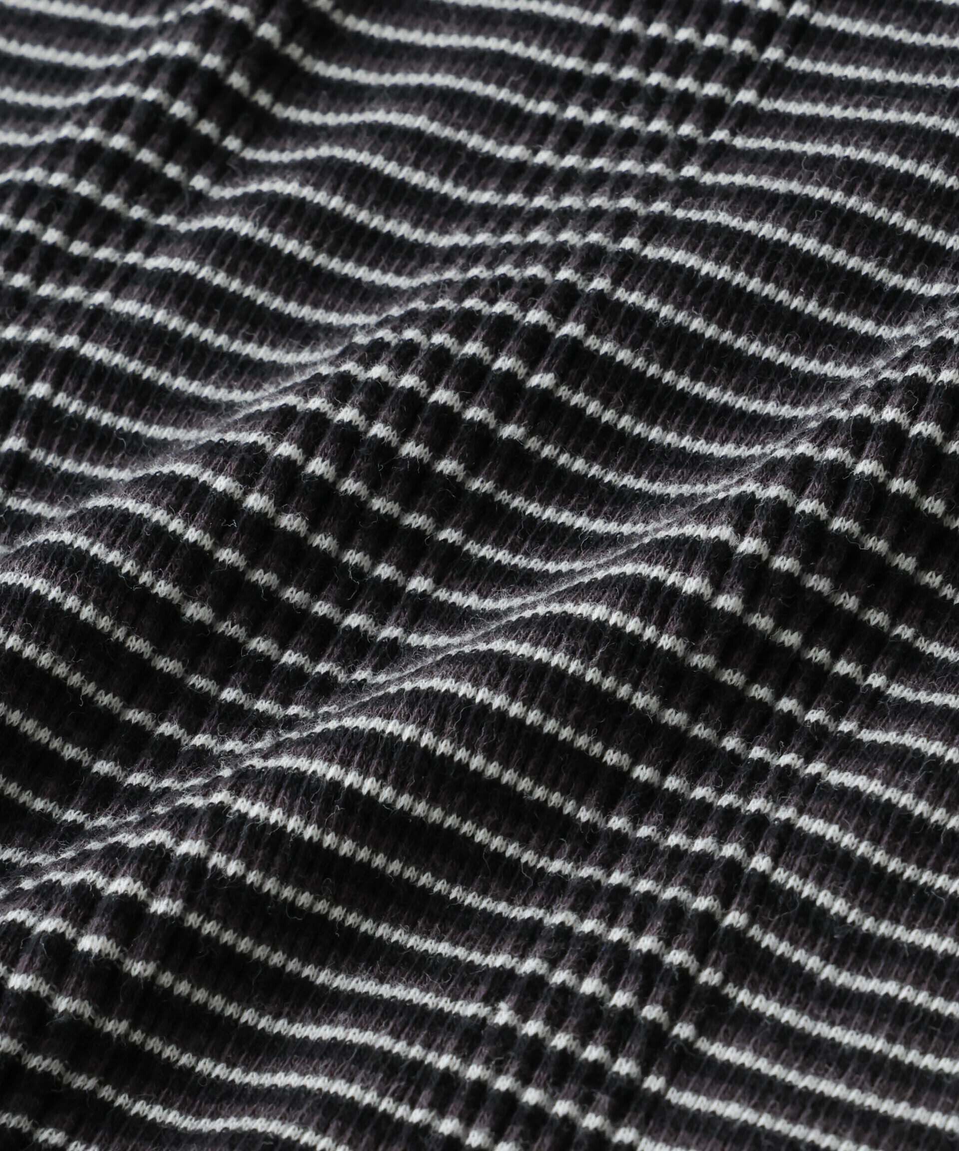 nano･universe「マルチボーダーテレコリブカットトップス」|Tシャツ・カットソー|