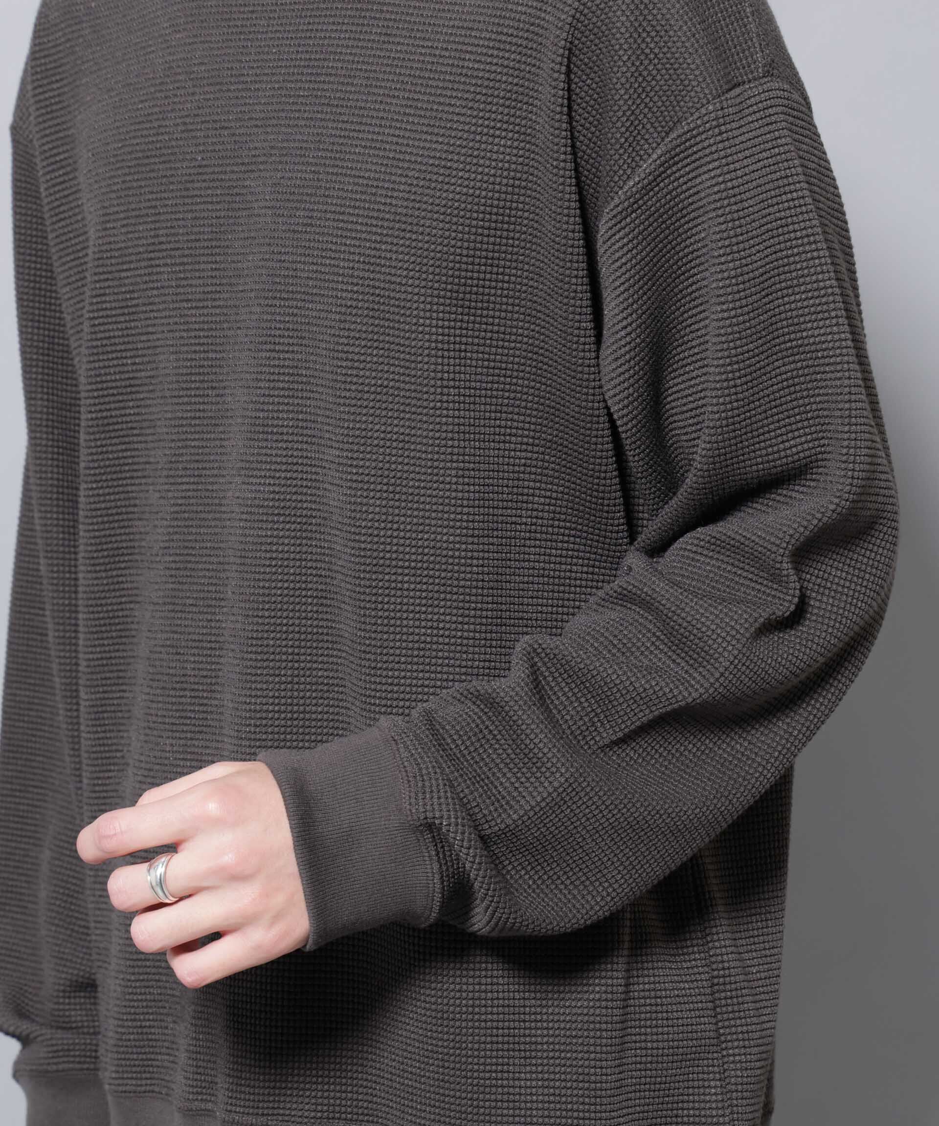 nano･universe「テックワッフルクルーネックＴシャツ」|Tシャツ・カットソー|