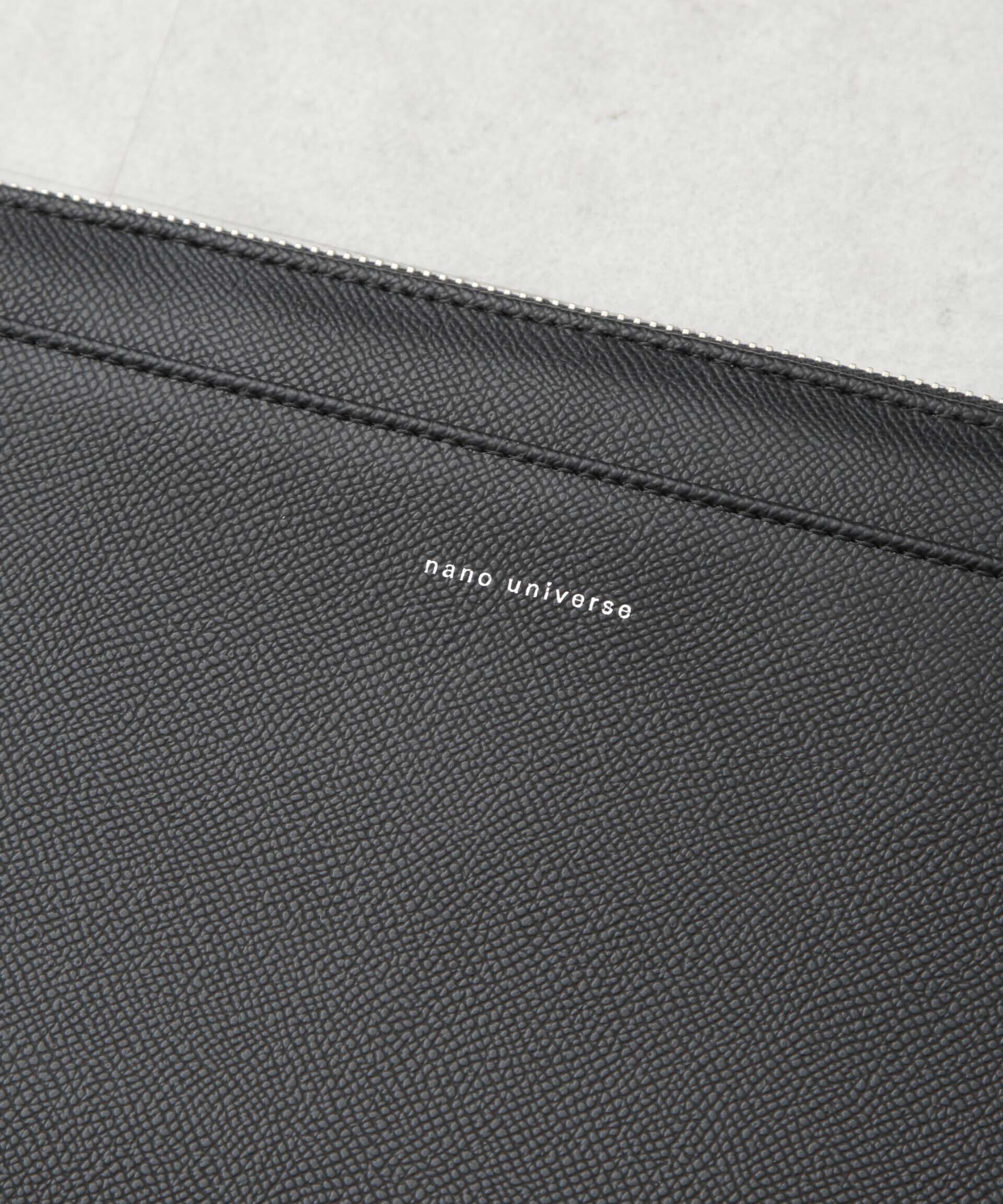 nano･universe「フェイクレザークラッチバッグ」|ショルダー・メッセンジャー|