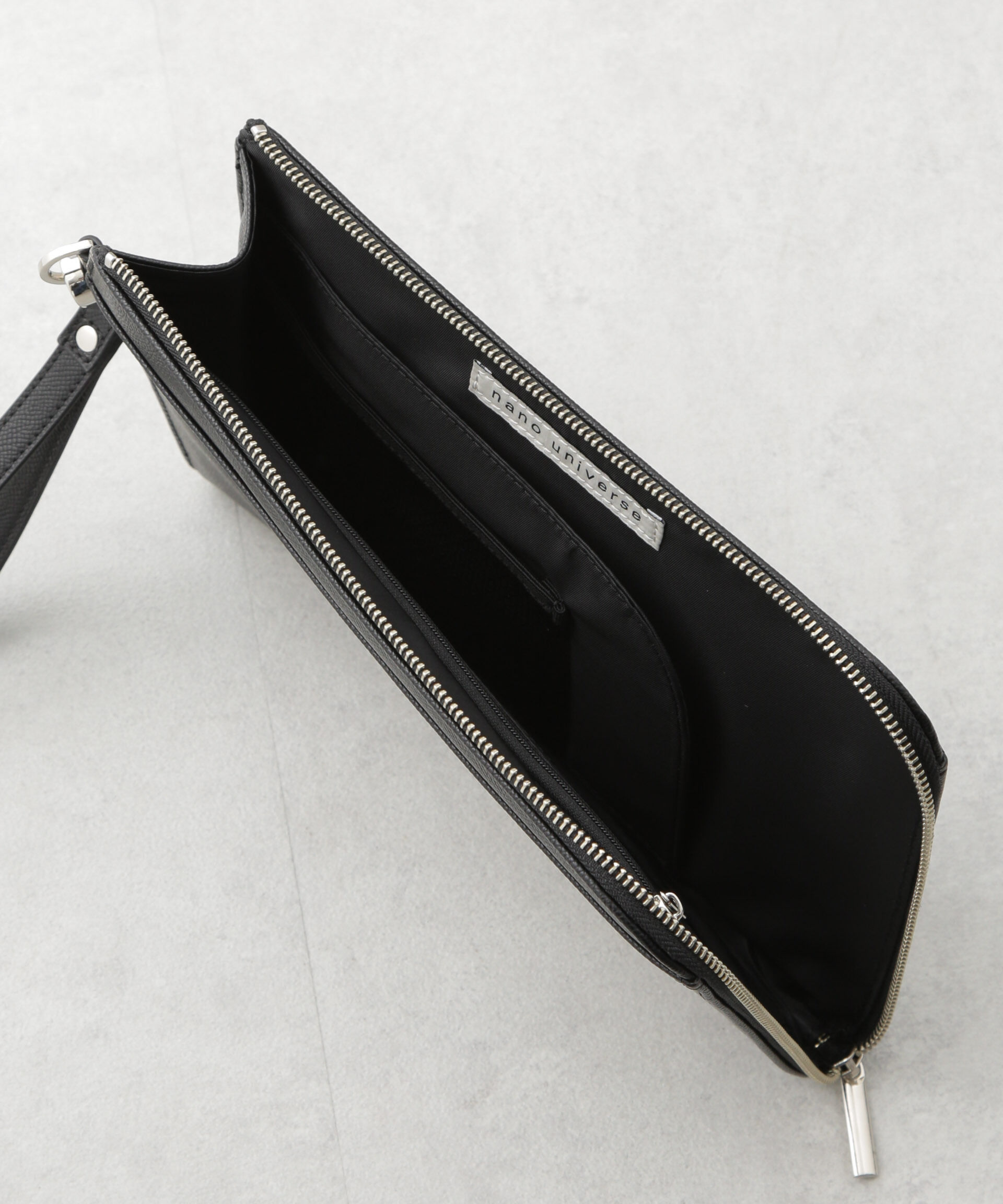 nano･universe「フェイクレザークラッチバッグ」|ショルダー・メッセンジャー|