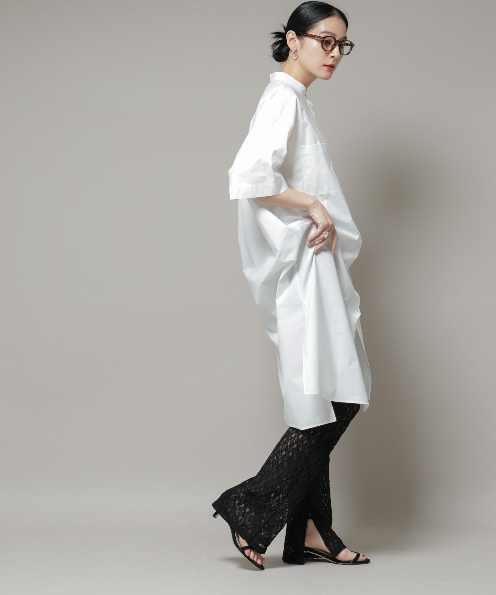 nano･universe「レースフレアレギンスパンツ」|チノ|