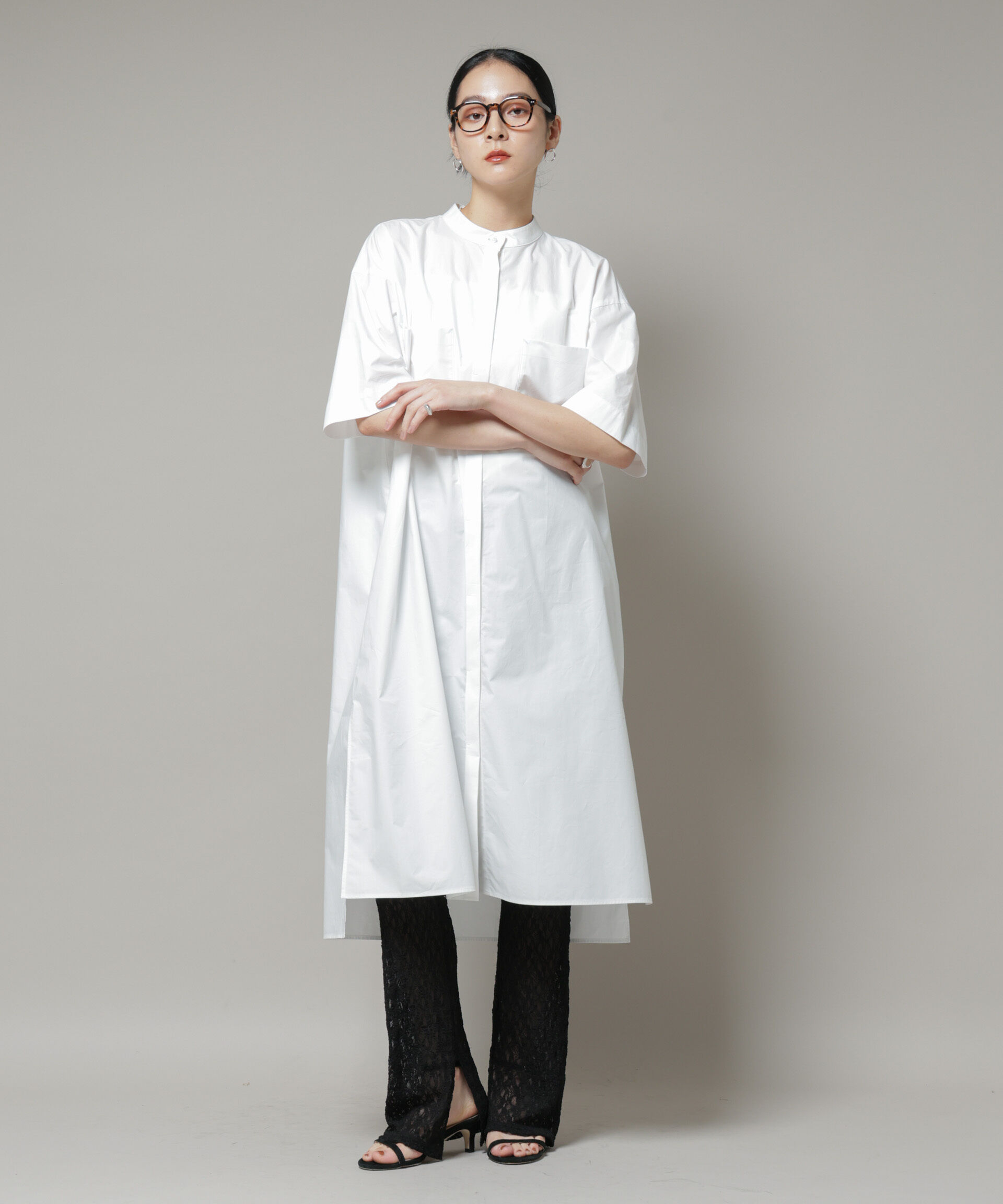 nano･universe「レースフレアレギンスパンツ」|チノ|