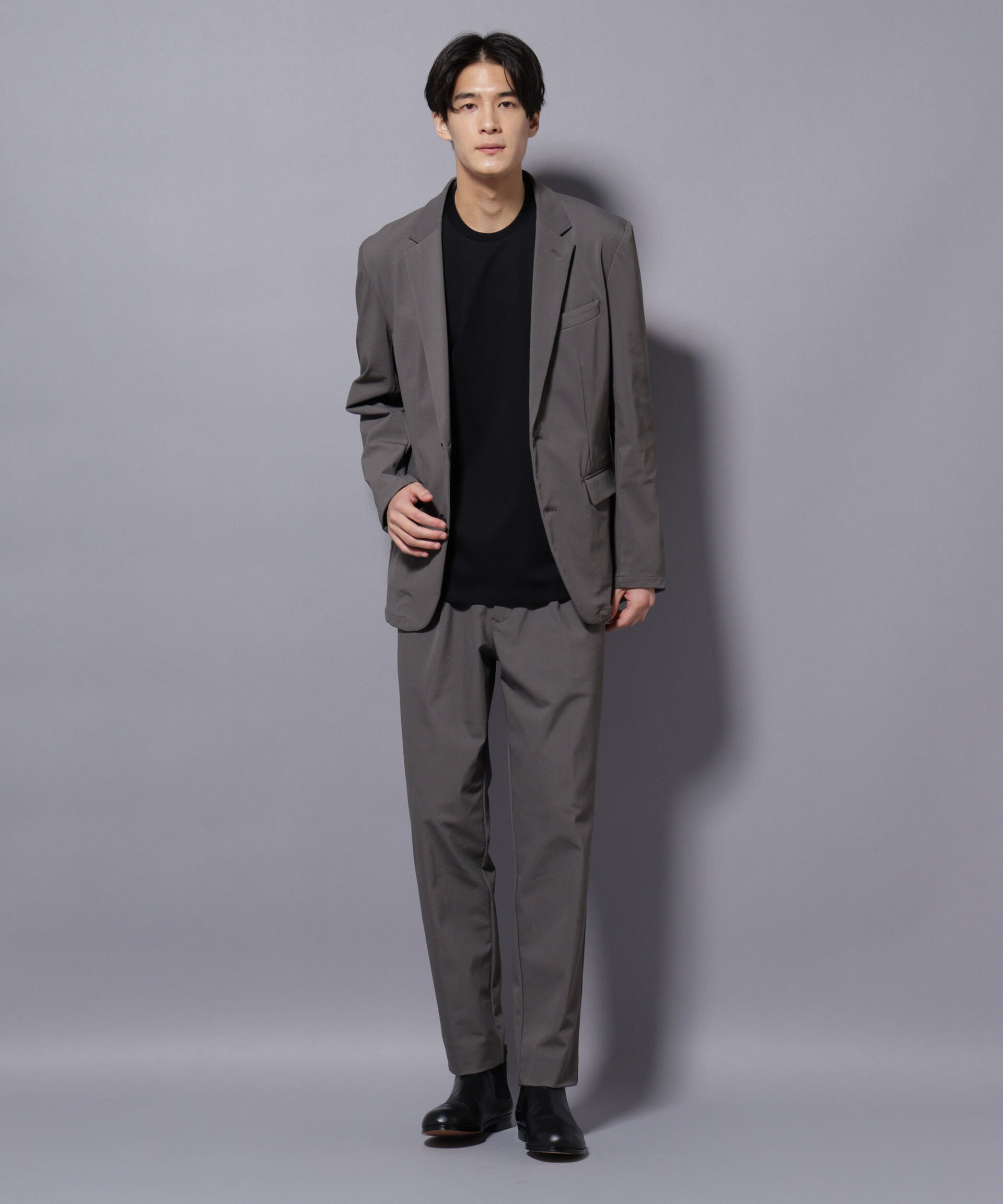 nano･universe「｢Damerino｣ ナイロンストレッチトリコットセットアップ」|スーツ|