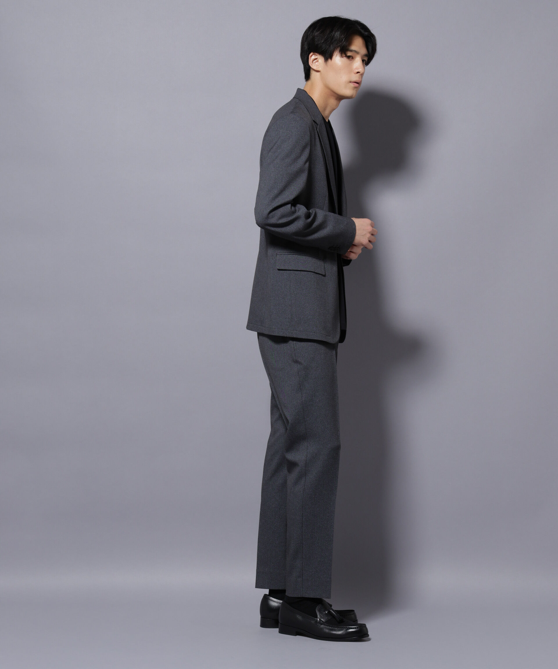 nano･universe「｢Damerino｣LANATEC(R)シャークスキンセットアップ防シワ形態安定」|スーツ|