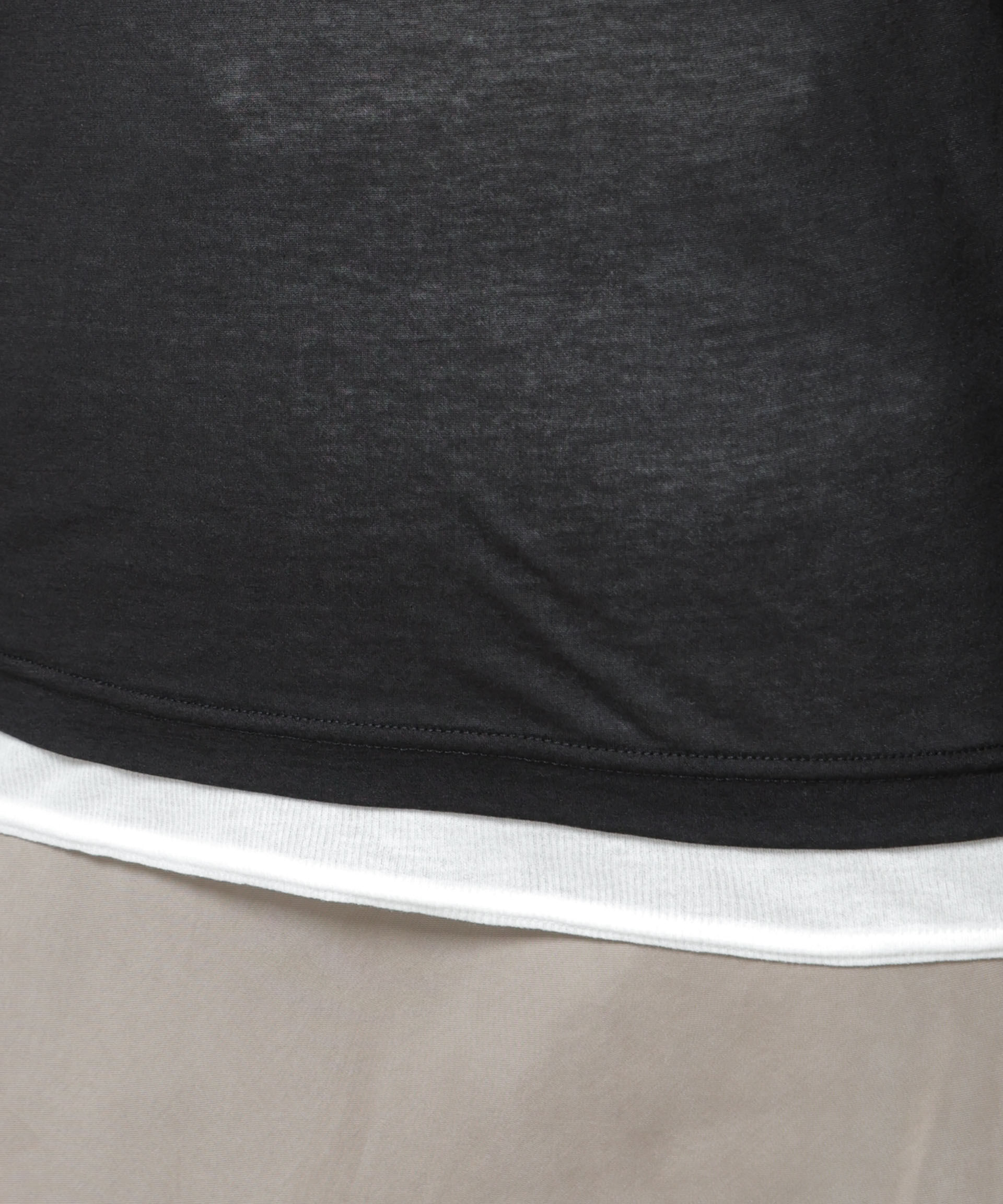 nano･universe「シアーテレコ＆天竺ロンTeeセット」|Tシャツ・カットソー|