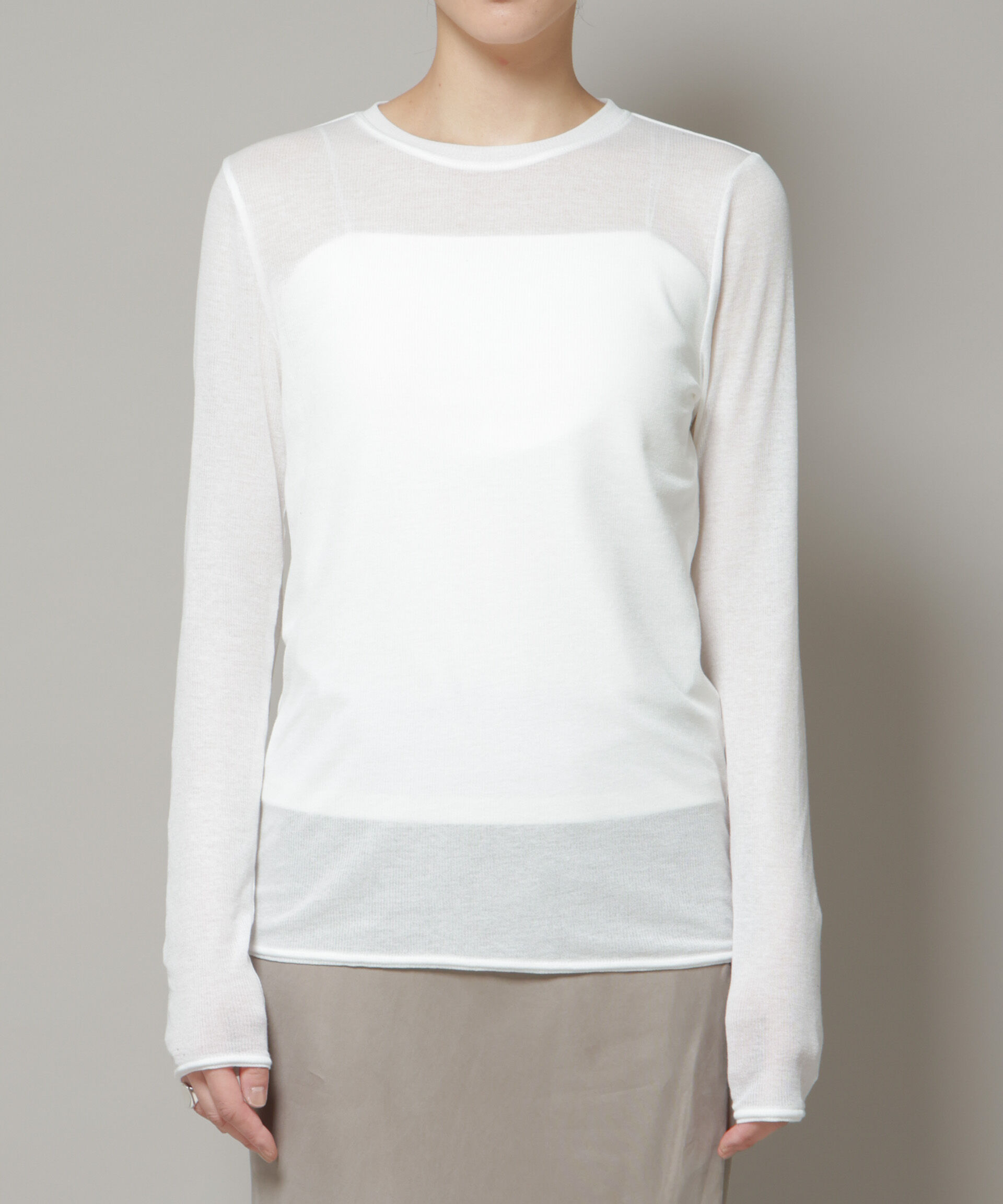 nano･universe「シアーテレコ＆天竺ロンTeeセット」|Tシャツ・カットソー|