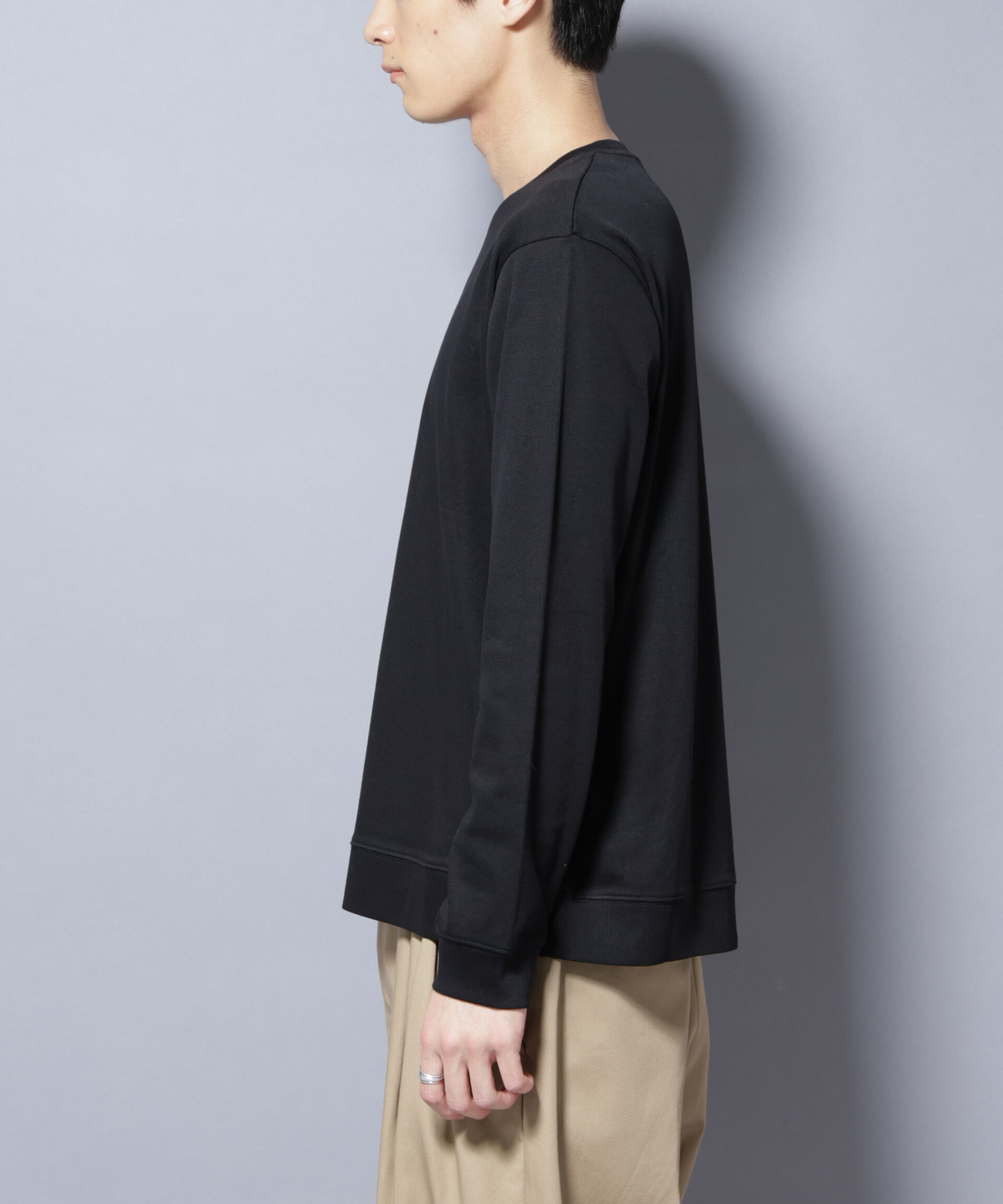 nano･universe「「FORMAL JERSEY」 クルーネックカットソー長袖」|Tシャツ・カットソー|