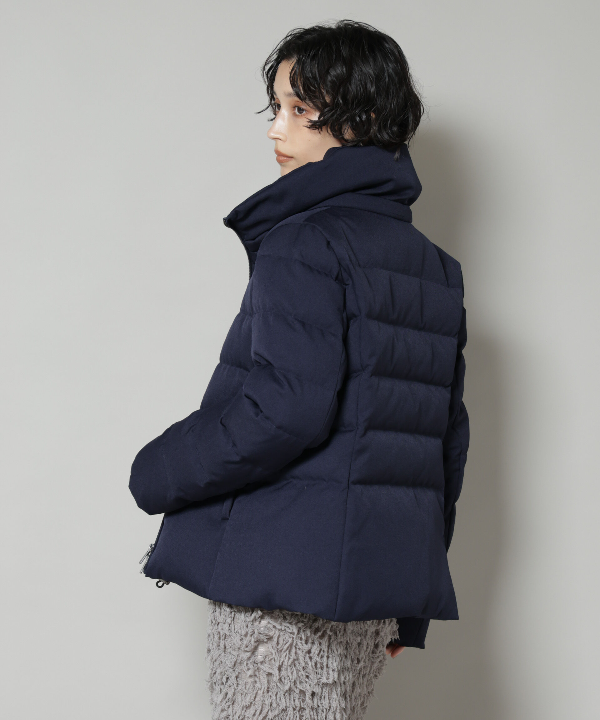 nano･universe「「西川ダウン(R)」サージショートダウン」|ダウン|